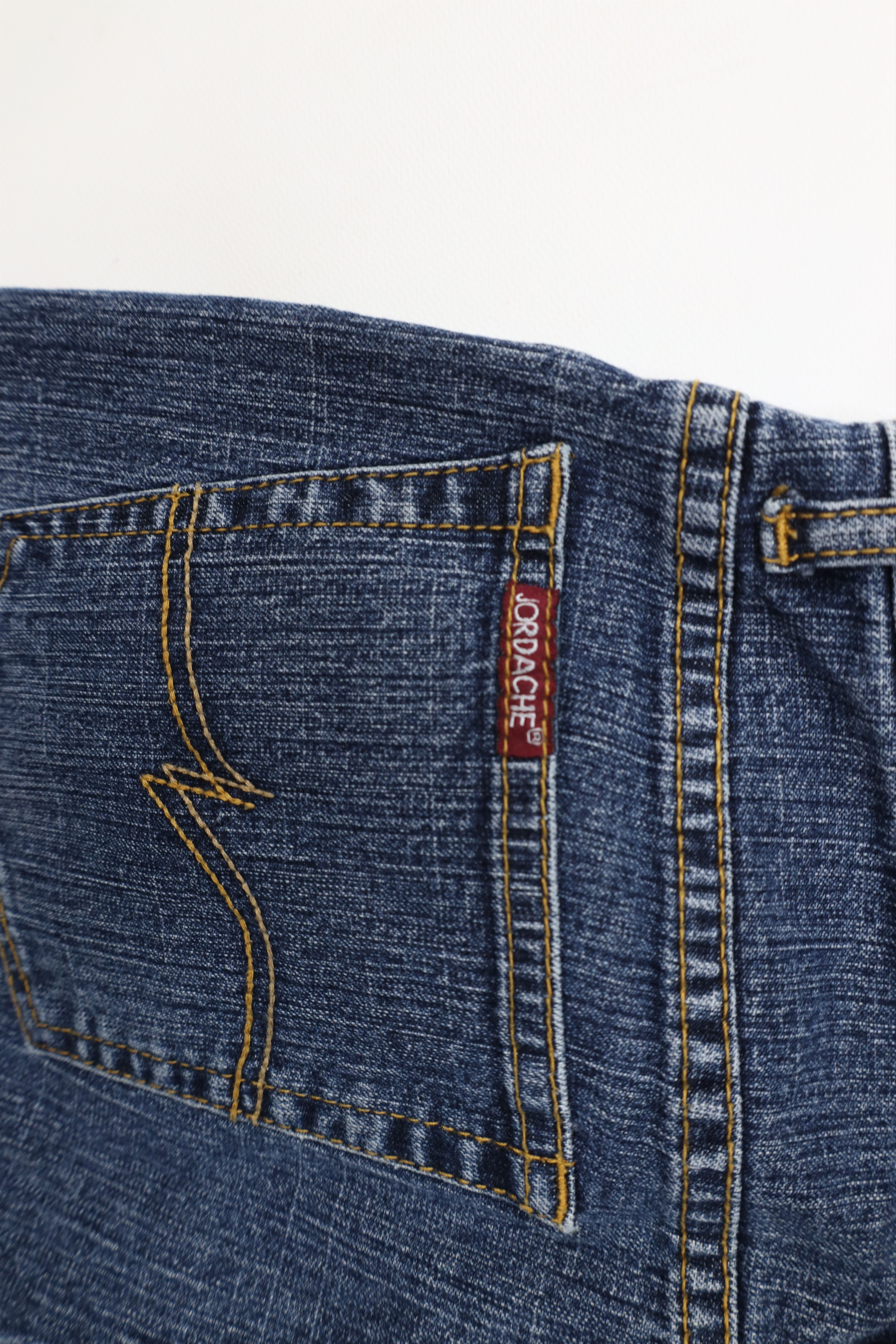 Vintage Vintage 90s Streetwear Babydoll Stretch Flared Denim Jeans Size 30" / US 8 / IT 44 - 12 Thumbnail