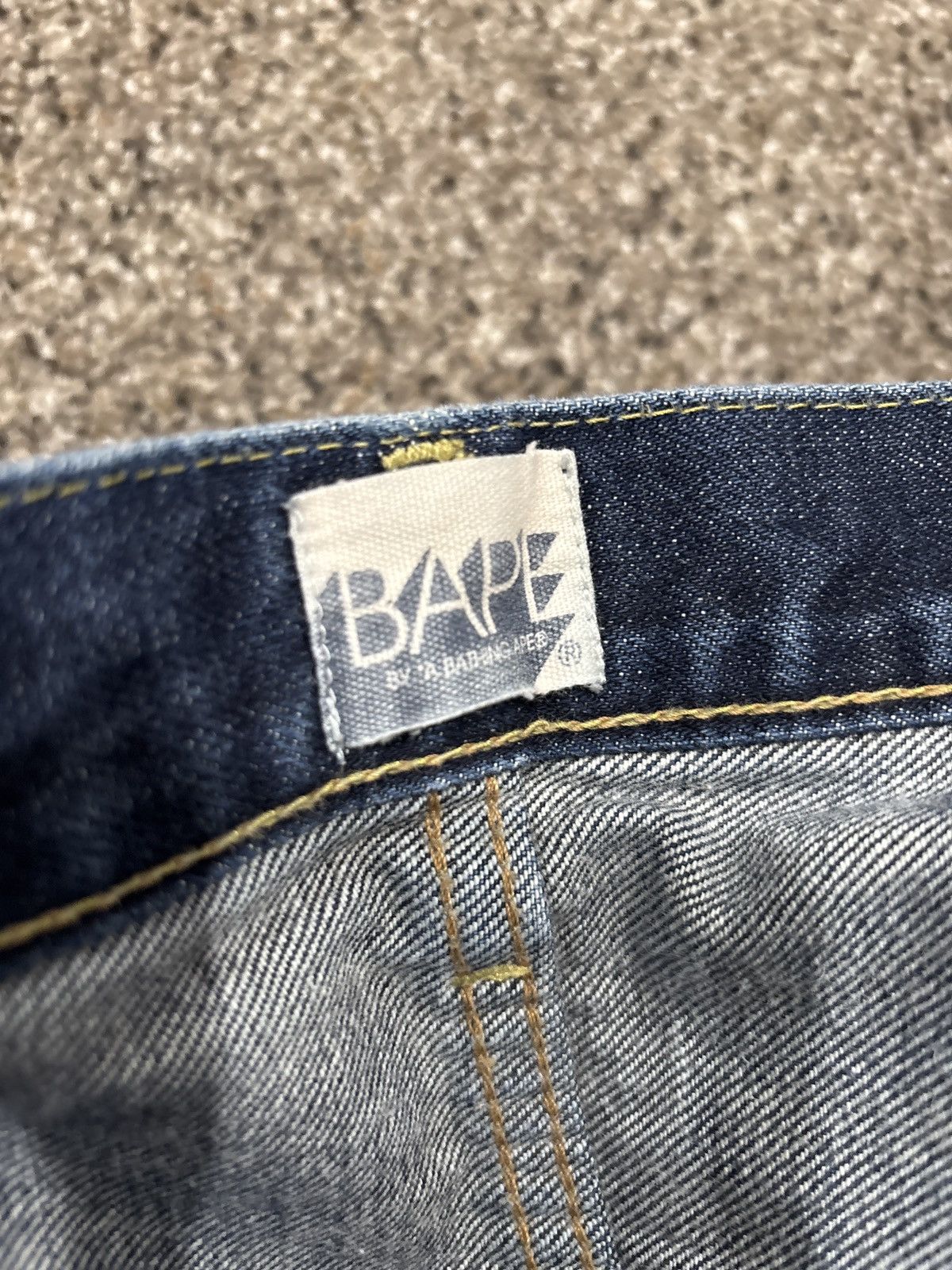 Bape 2007 bathing ape navy denim Size US 32 / EU 48 - 6 Thumbnail