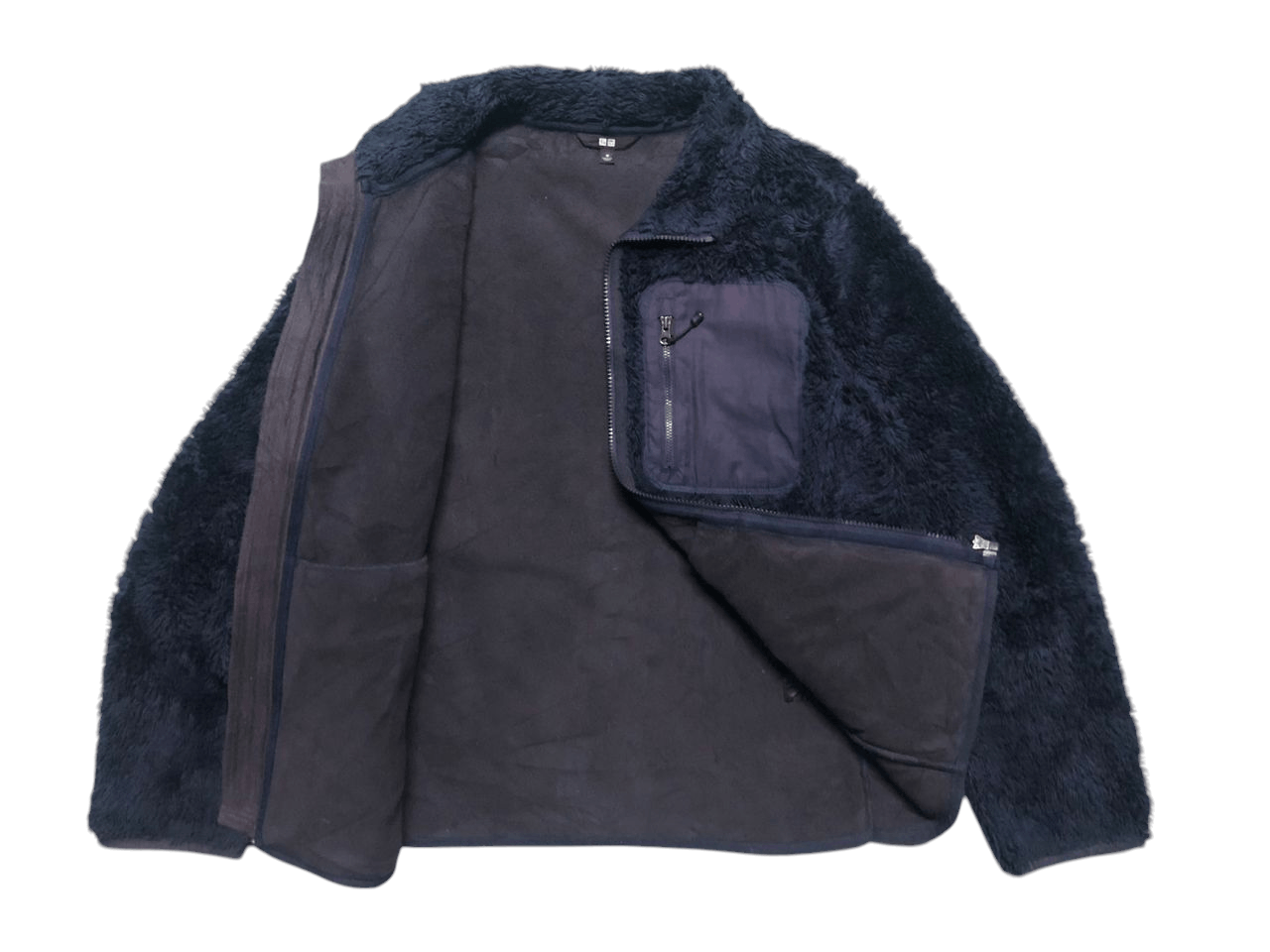 Japanese Brand × Lemaire × Uniqlo UNIQLO RETRO-X DEEP PILE FLEECE ZIPPER JACKET Size US M / EU 48-50 / 2 - 3 Thumbnail