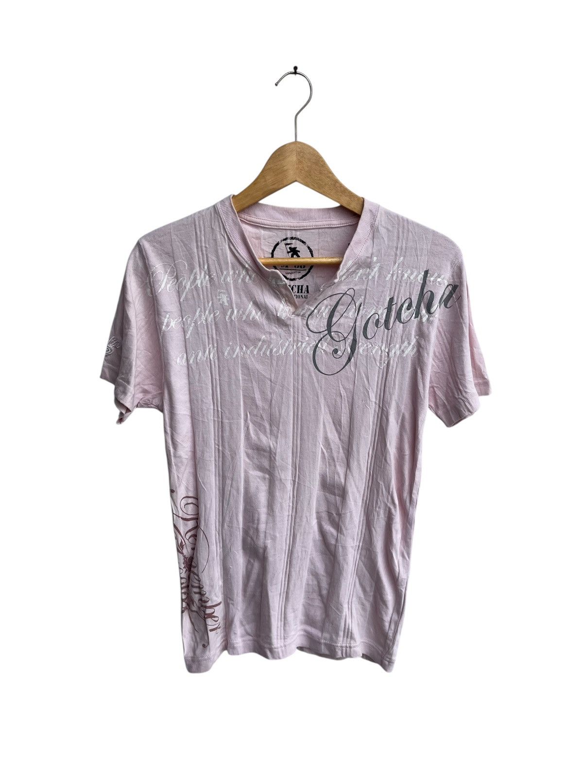 Beauty Beast Japanese Gotcha Pink Poem Tee Y2K Punk Vkei Style Size US S / EU 44-46 / 1 - 1 Thumbnail