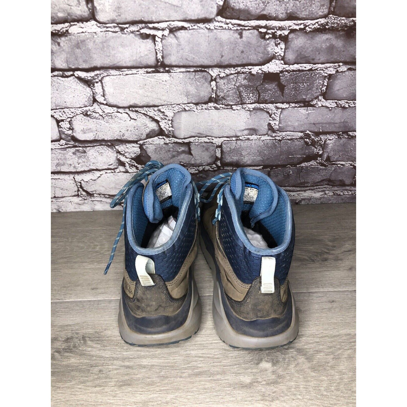 Hoka Men's Hoka One One Kaha GTX Gore-Tex Blue & Gray Mid Hiking Size US 8 / IT 38 - 18 Thumbnail