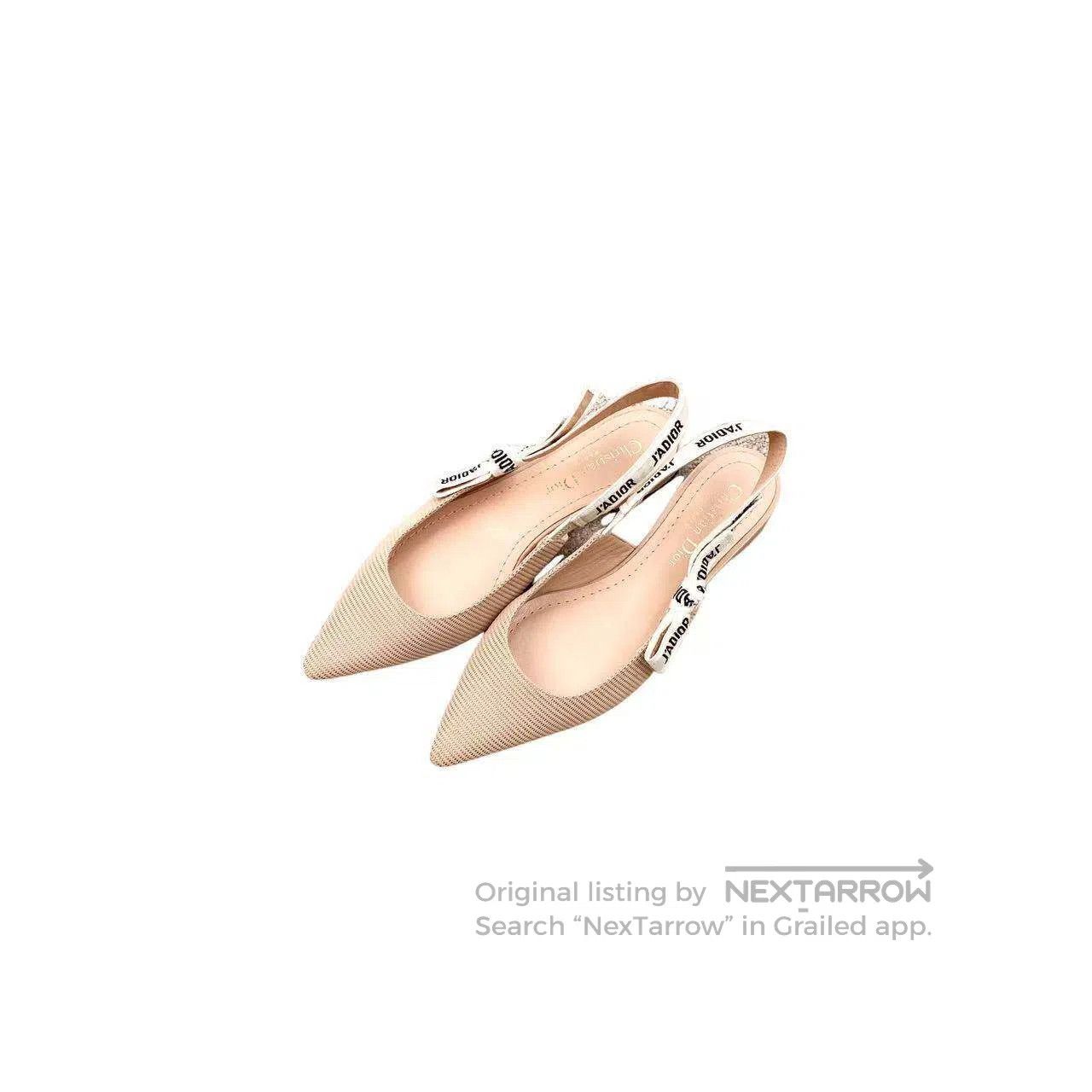 Dior Dior Pointed bow monogram logo flats| Size US 5.5 / IT 35.5 - 1 Thumbnail