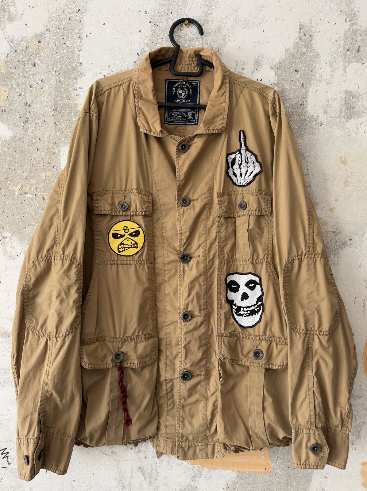 Misfits EPC PatchWork Big Logo Hard Core Custom Crazy Jacket Misfits Size US L / EU 52-54 / 3 - 1 Thumbnail