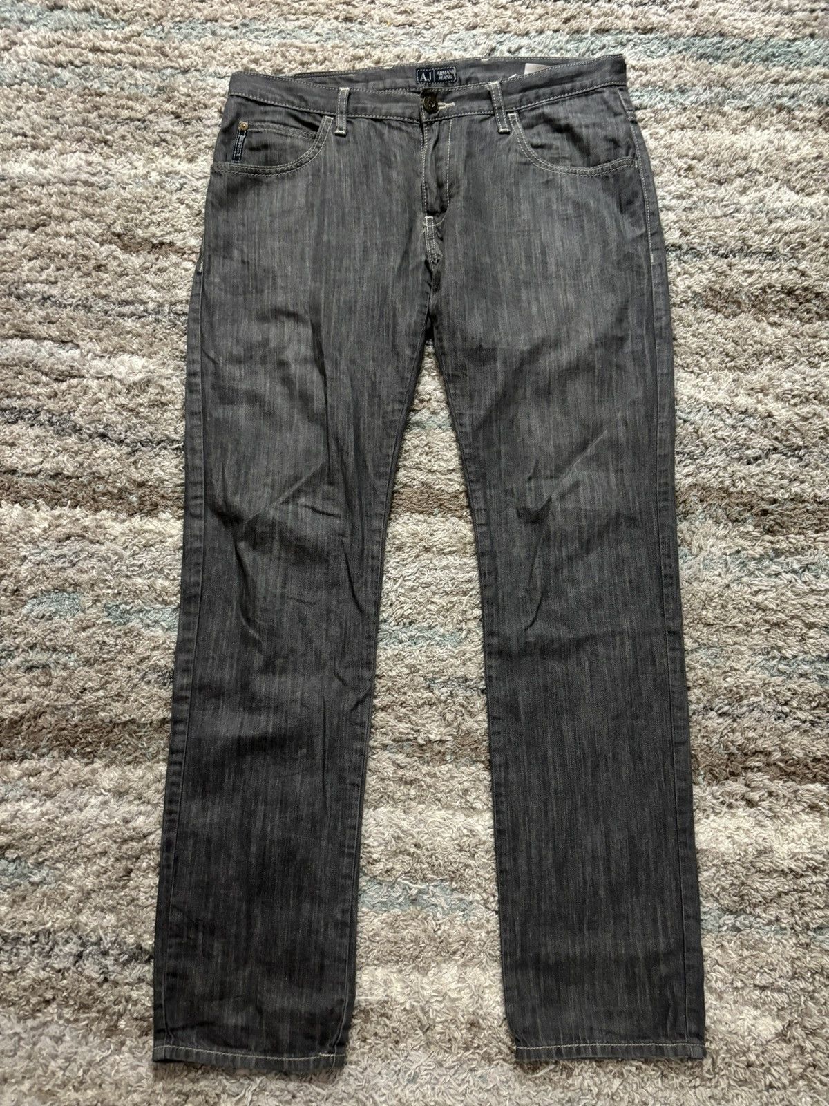 Emporio Armani Emporio Armani grey skinny Jeans sz 34 Size US 34 / EU 50 - 1 Thumbnail