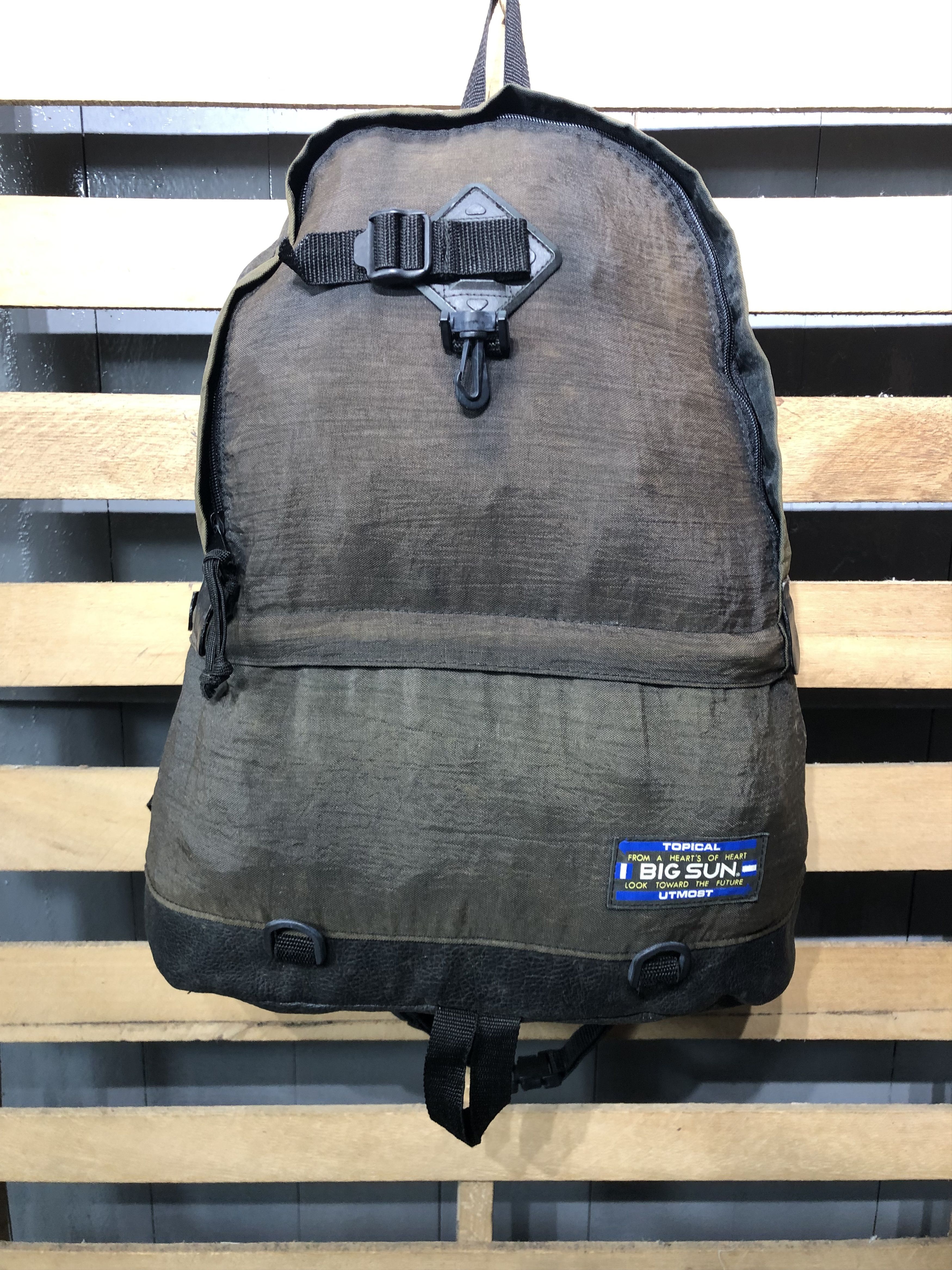 Other Japanese OutdoorLife Big Sun Style Nylon Backpack Size ONE SIZE - 9 Thumbnail