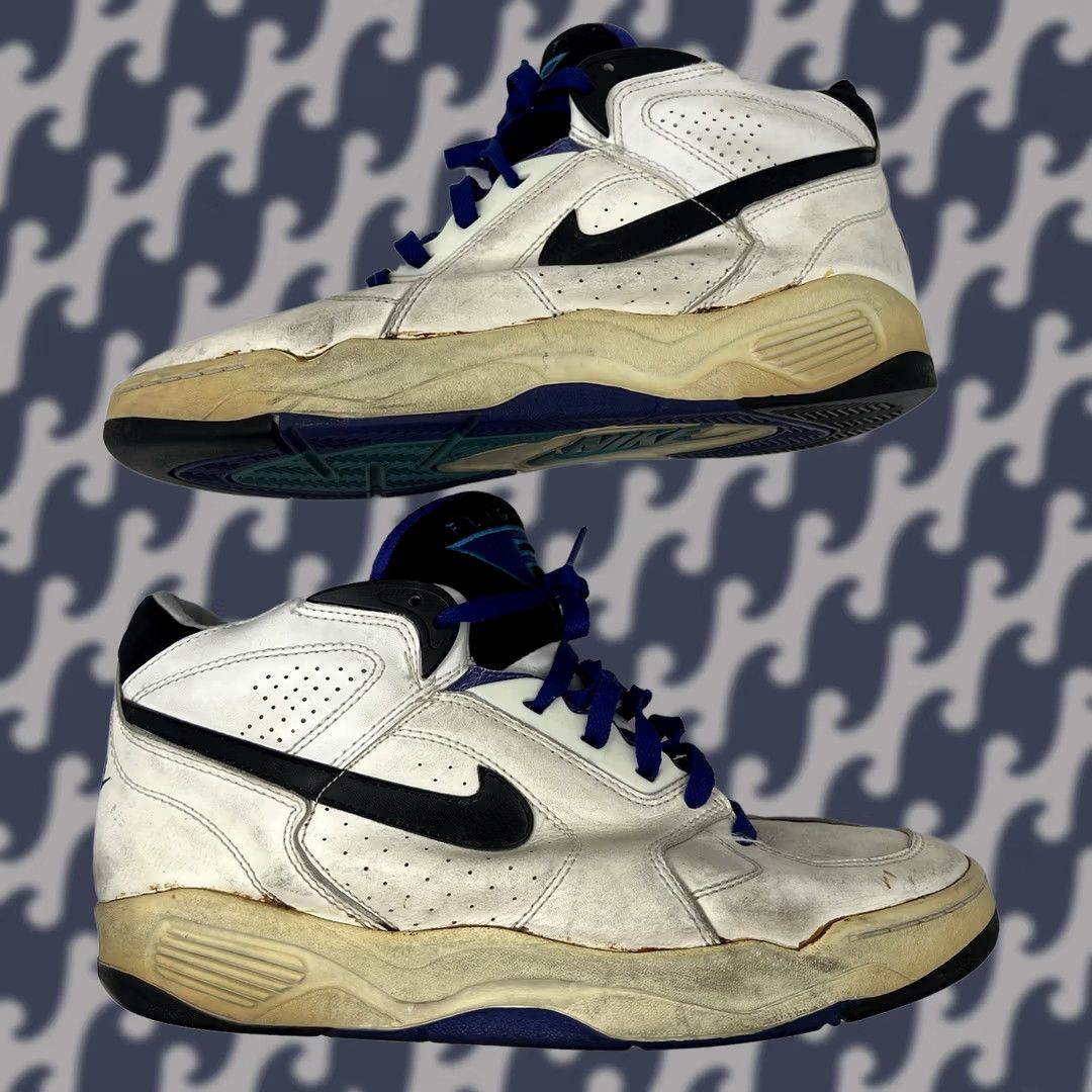 Nike × Vintage Nike Air B-Que Navi/White - Allah vintage 90's rare