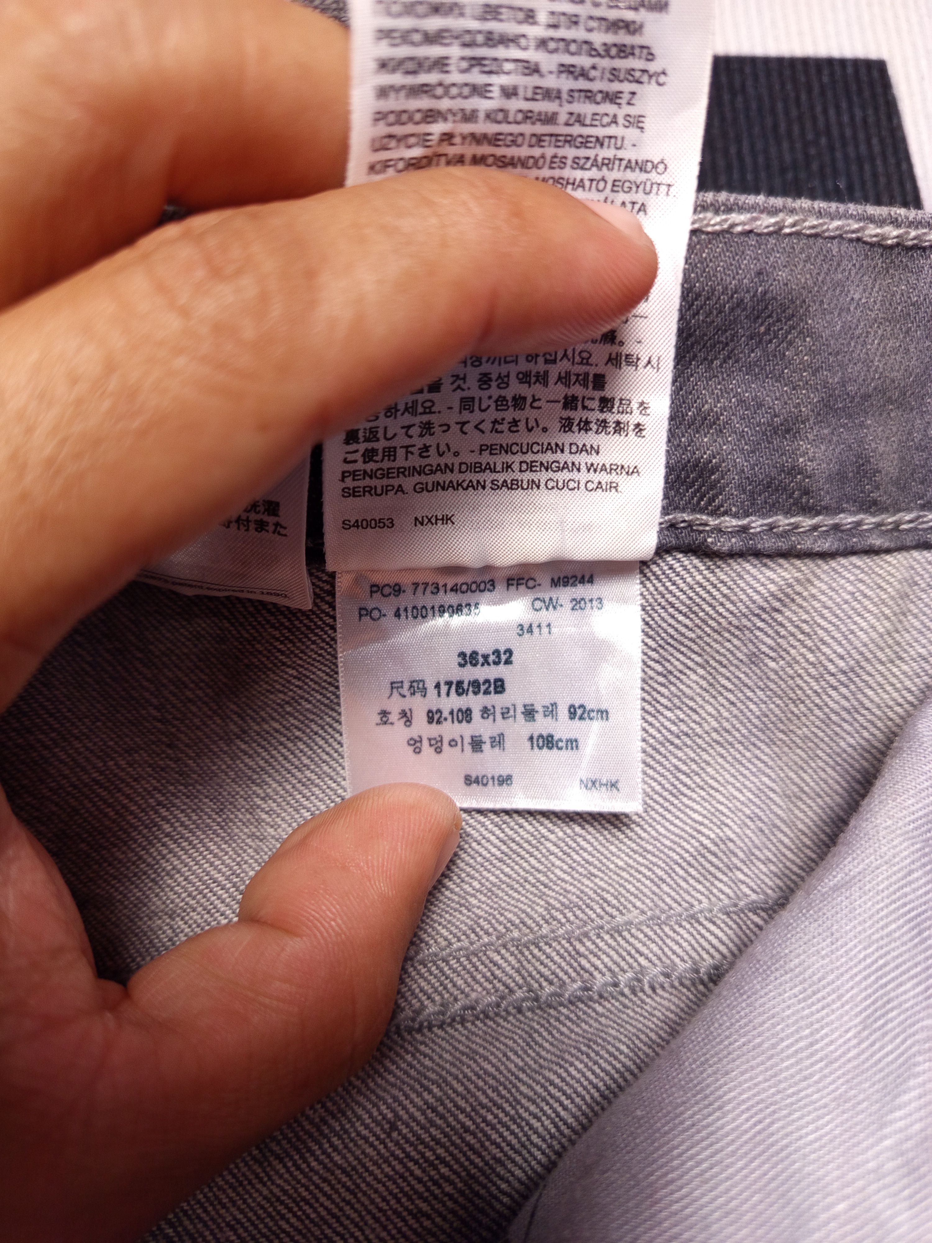 Levi's × Levi's Vintage Clothing × Vintage Vintage Levi’s 514 Slim Grey Denim Jean Size US 32 / EU 48 - 15 Thumbnail