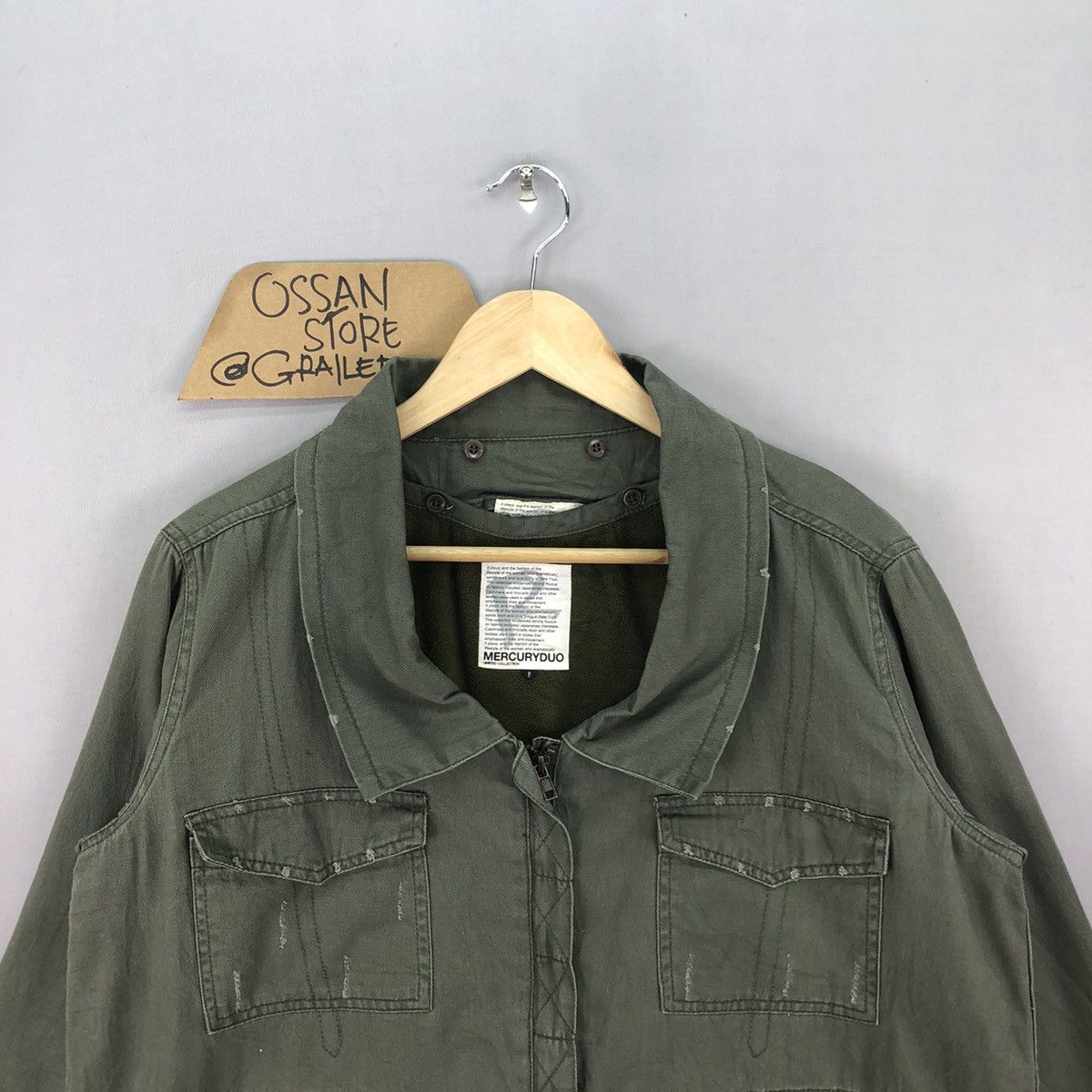 Japanese Brand MercuryDuo Japan Limited Collection Army Jacket Size US L / EU 52-54 / 3 - 5 Thumbnail