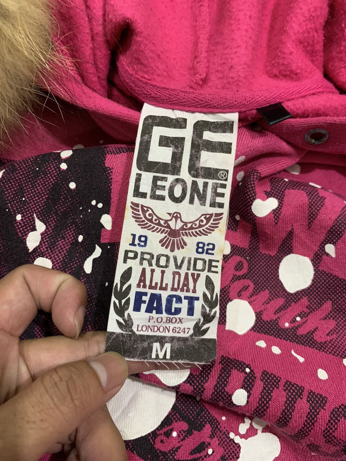 If Six Was Nine × In The Attic × Le Grande Bleu (L.G.B.) 💸BINDINGOFFER💸Ge leone poem fur hoodie lgb styled Size US M / EU 48-50 / 2 - 6 Thumbnail
