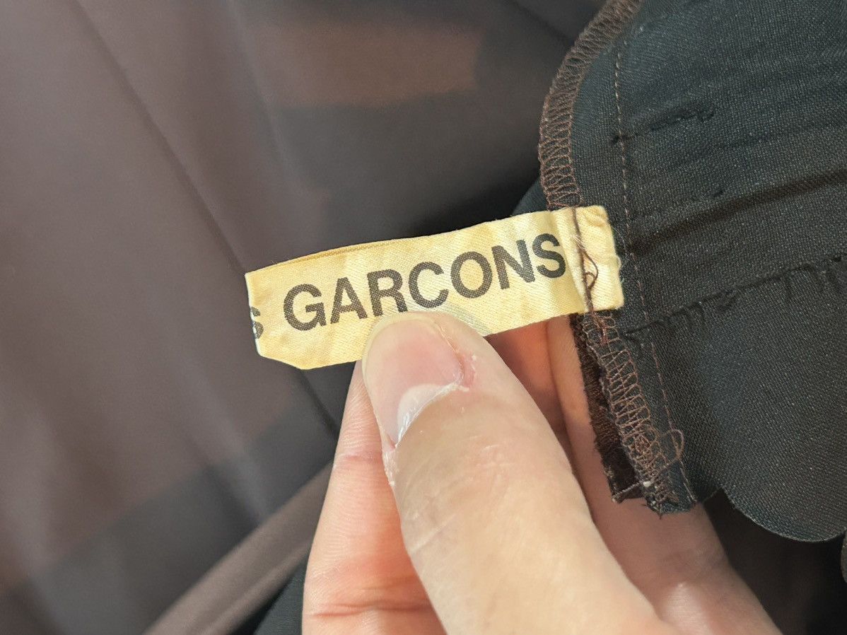 Comme des Garcons 1998 Scallop Trim Neoprene Dress Size M / US 6-8 / IT 42-44 - 5 Thumbnail