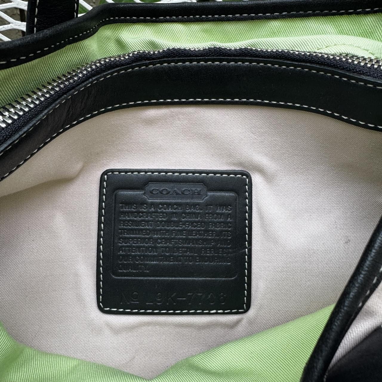 Coach Y2K Baby Pink Canvas & Black Leather Coach Bag Size ONE SIZE - 7 Thumbnail