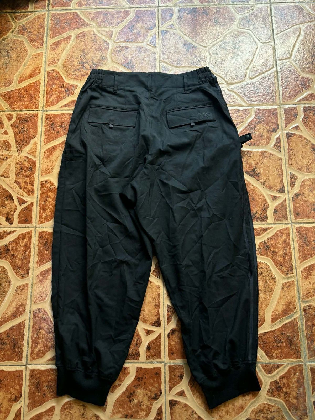 Y-3 Y3 Yohji Yamamoto Classic Refined Wool Stretch Cuffed Pants Size US 30 / EU 46 - 6 Thumbnail