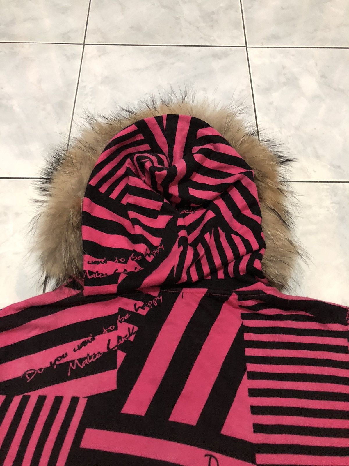 Japanese Brand Dosah Japanese Fur Poem Hoodie Style Ifsixwasnine Lgb Style Size L / US 10 / IT 46 - 12 Thumbnail