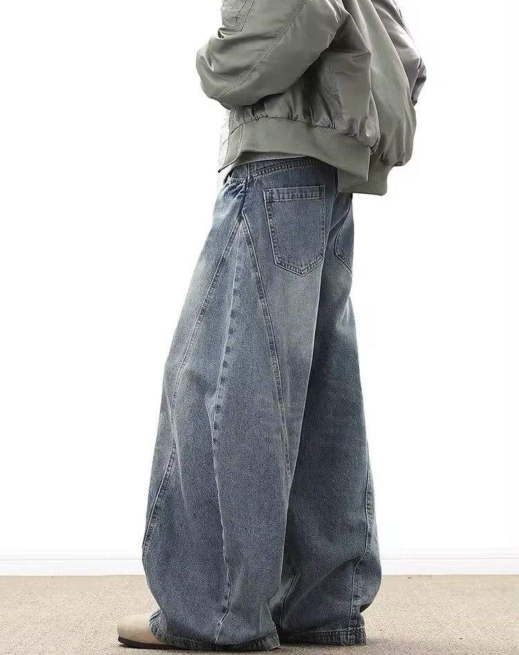 Japanese Brand × Jean Wide Leg Denim Size US 33 - 3 Thumbnail