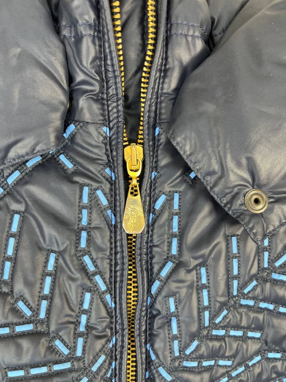 Versace Versace Collection Womens Quilted Puffer Coat Hooded 42 Size M / US 6-8 / IT 42-44 - 4 Thumbnail
