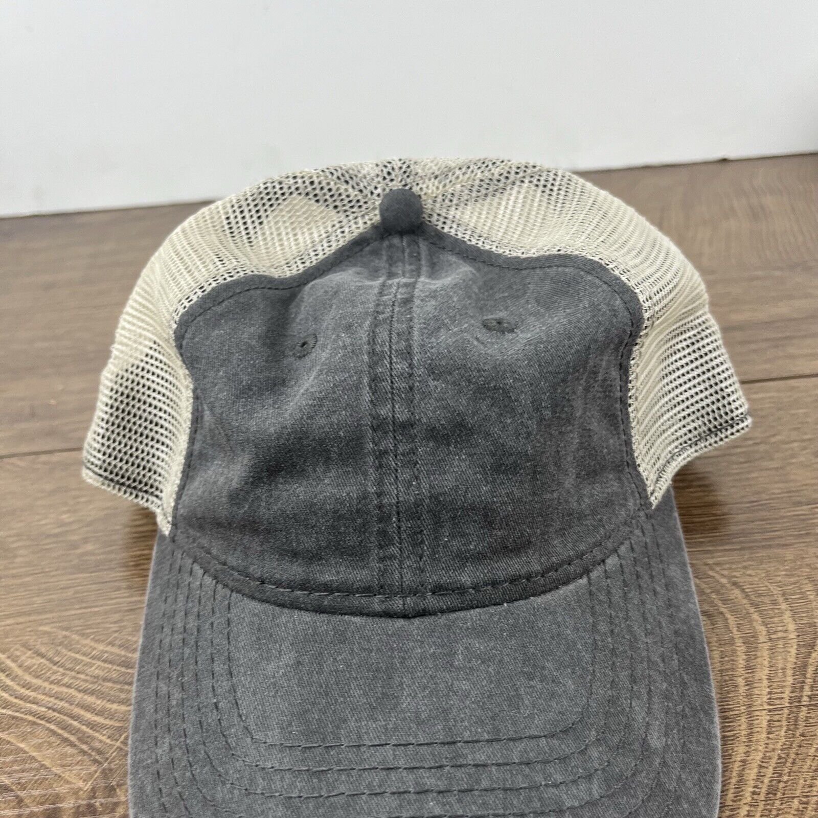 Other Plain Gray Baseball Hat Cap Snapback Hat Gray Adjustable Hat Size ONE SIZE - 6 Thumbnail