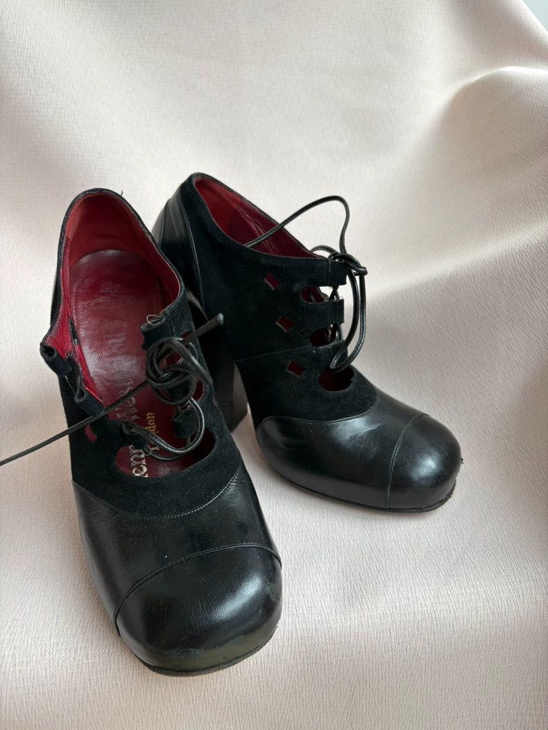 Vivienne Westwood Black laced heels