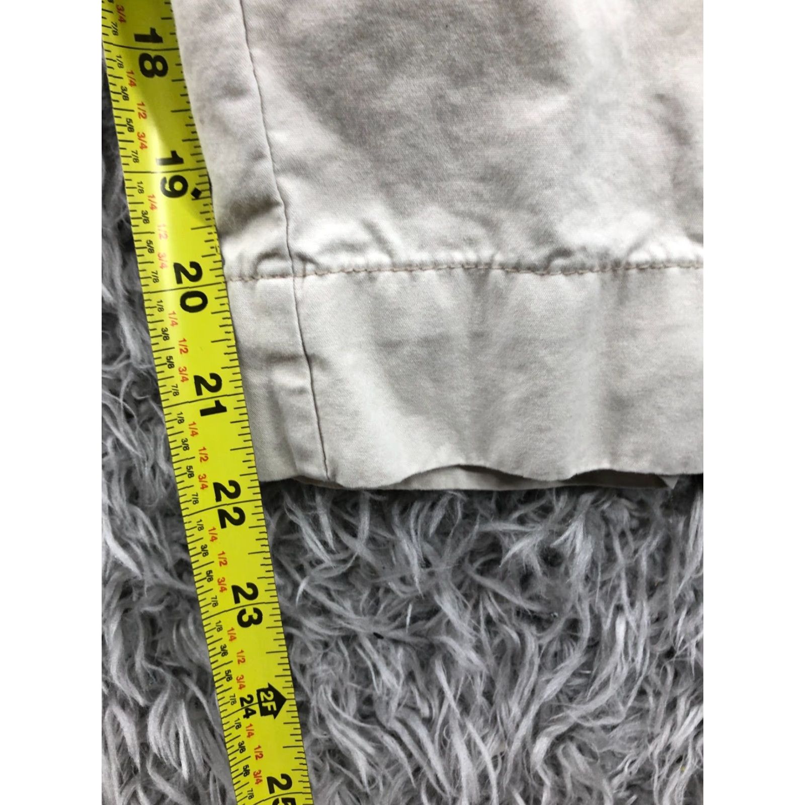 Old Navy Old Navy Capri Pants Women 12 Beige - Casual Formal Knit Pockets Elastic Waist Flat Front 23in Inseam Regular Rise Mid 8.5-10.5in Size 34" / US 12 / IT 48 - 3 Thumbnail