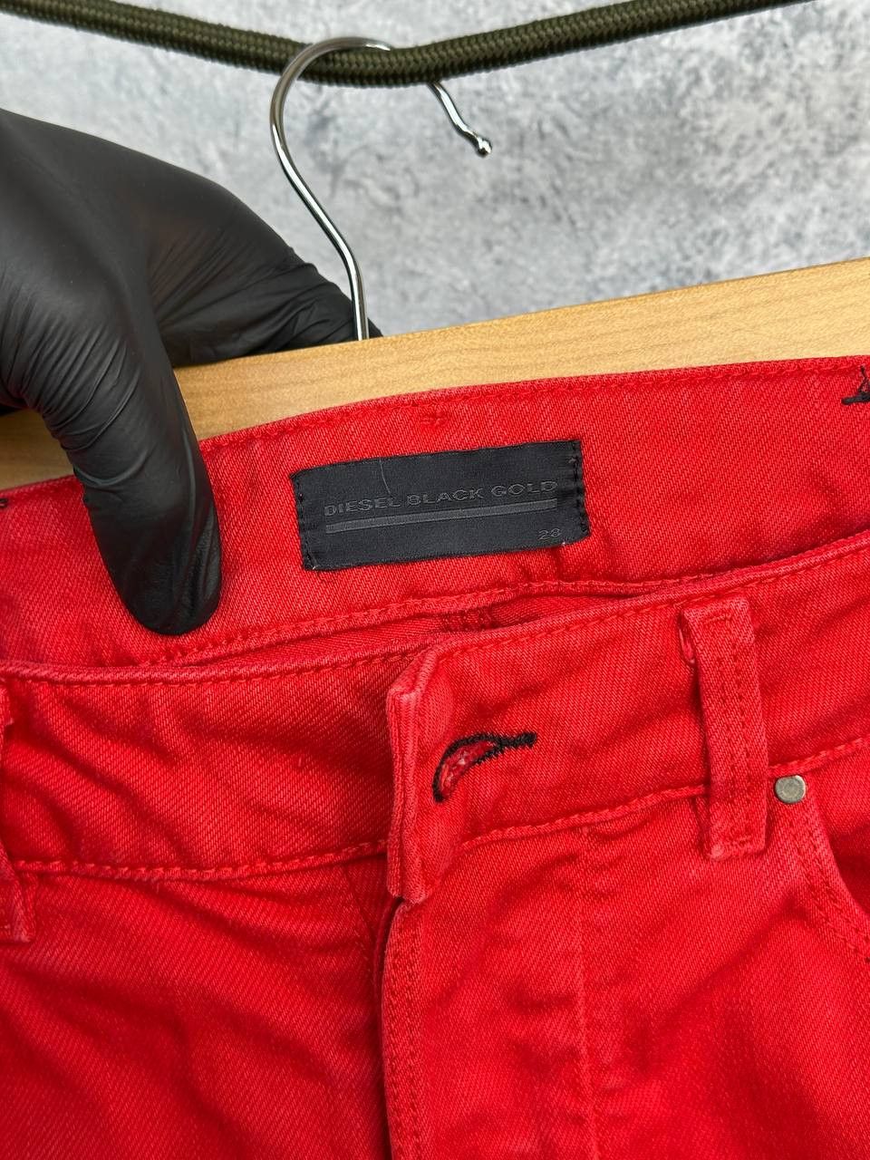Diesel Black Gold Diesel Black Gold Type-241 Red Skinny Jeans Stretch Denim Size US 28 / EU 44 - 14 Thumbnail