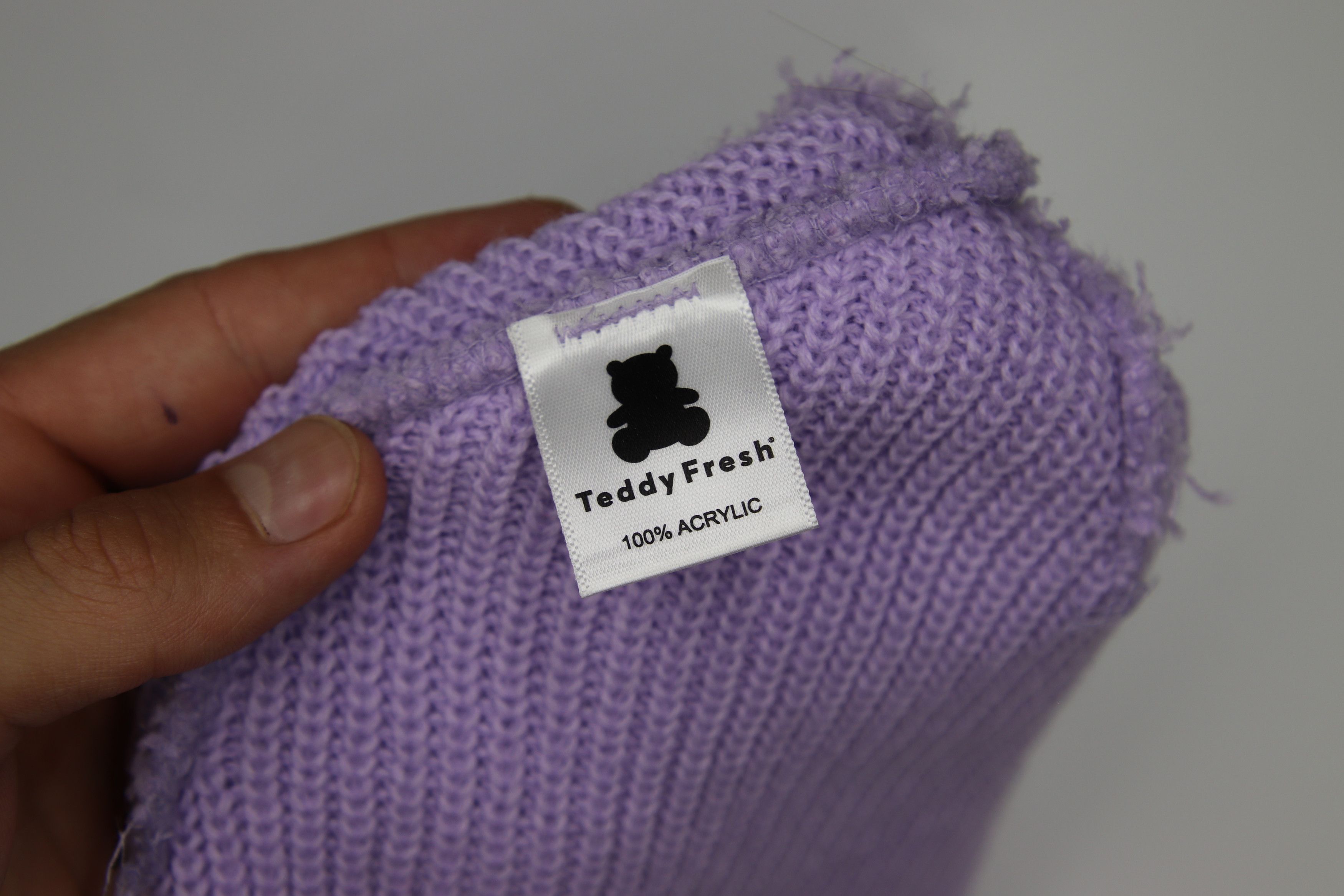 Teddy Fresh Teddy Fresh Beanie Purple Size ONE SIZE - 3 Thumbnail