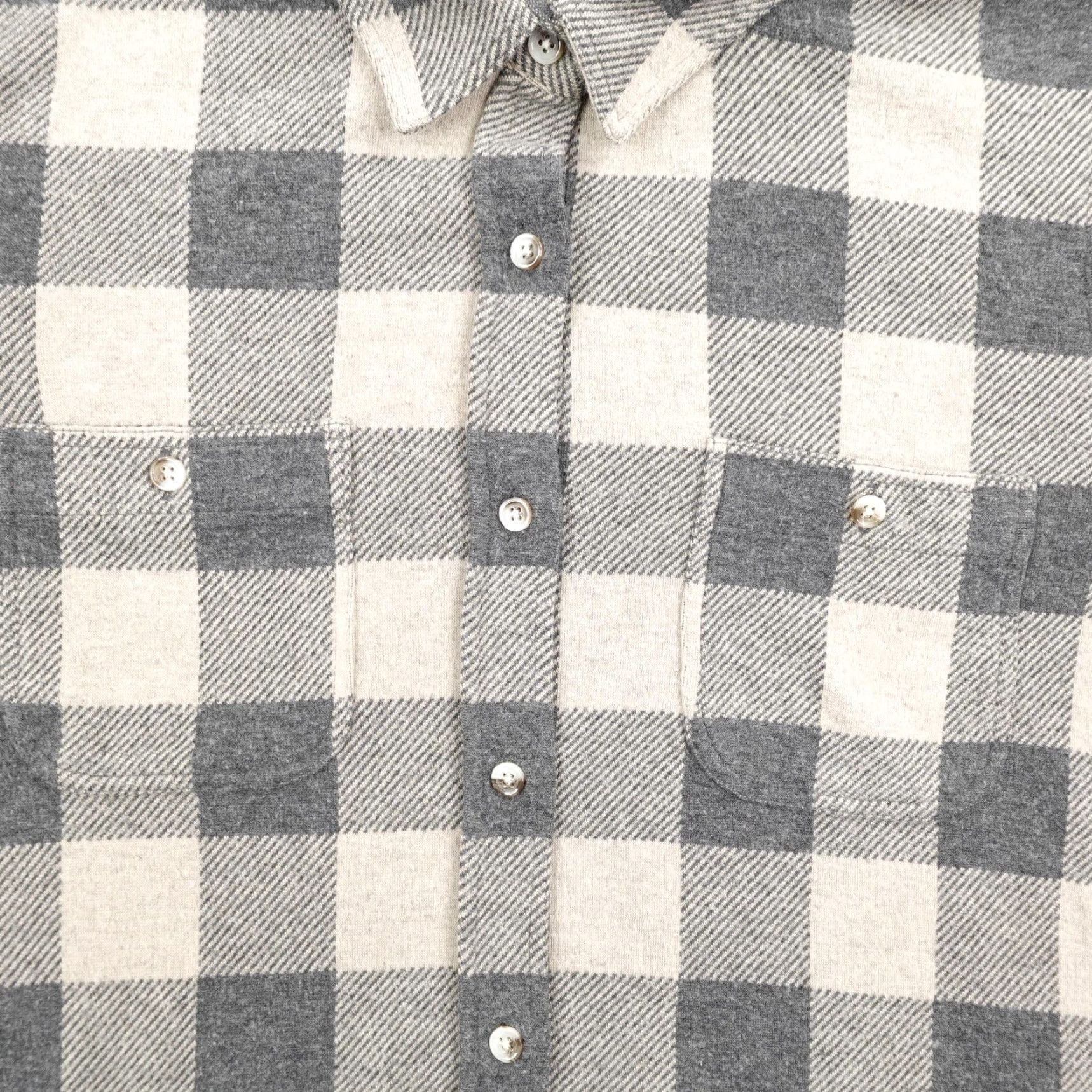 Faherty Faherty Legend Sweater Shirt Womens Plaid Flannel Top Button-Up Button Pocket Casual Size L / US 10 / IT 46 - 3 Thumbnail