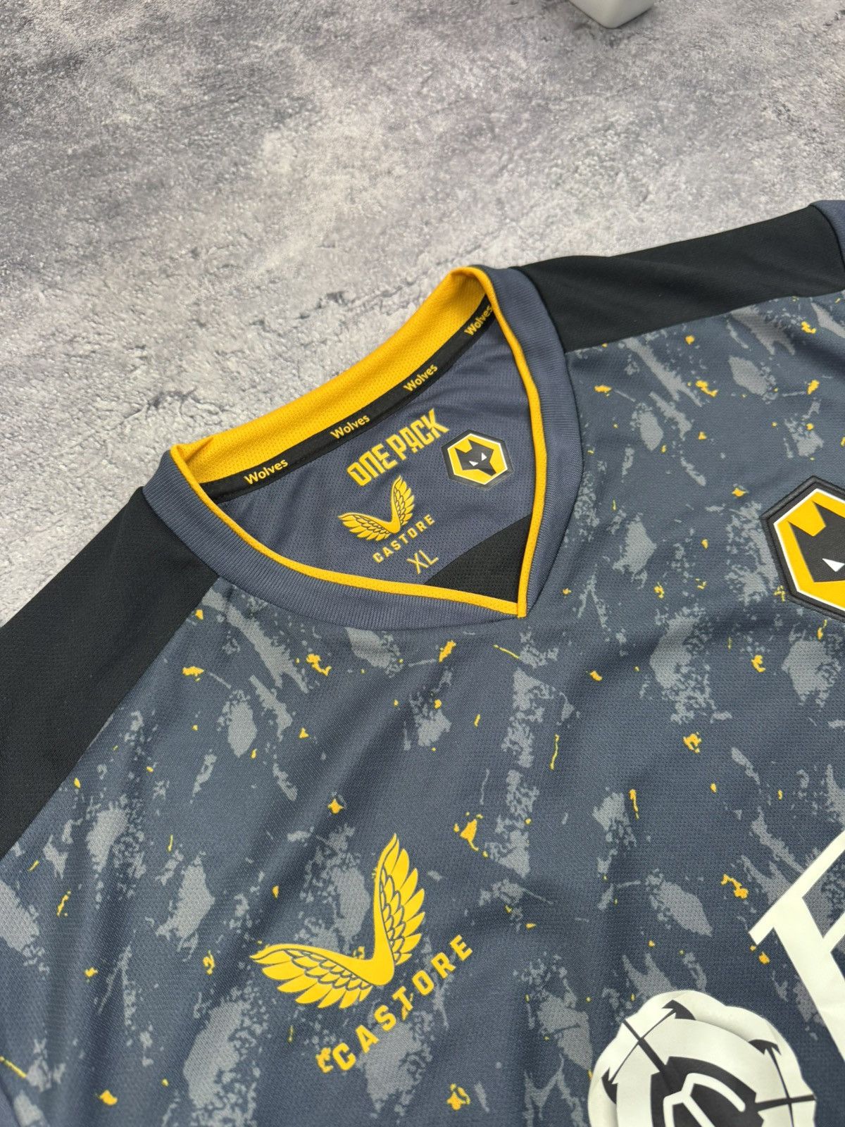 Castore Wolverhampton Wolves 2021/22 Away Football Shirt Castore Size US XL / EU 56 / 4 - 8 Thumbnail