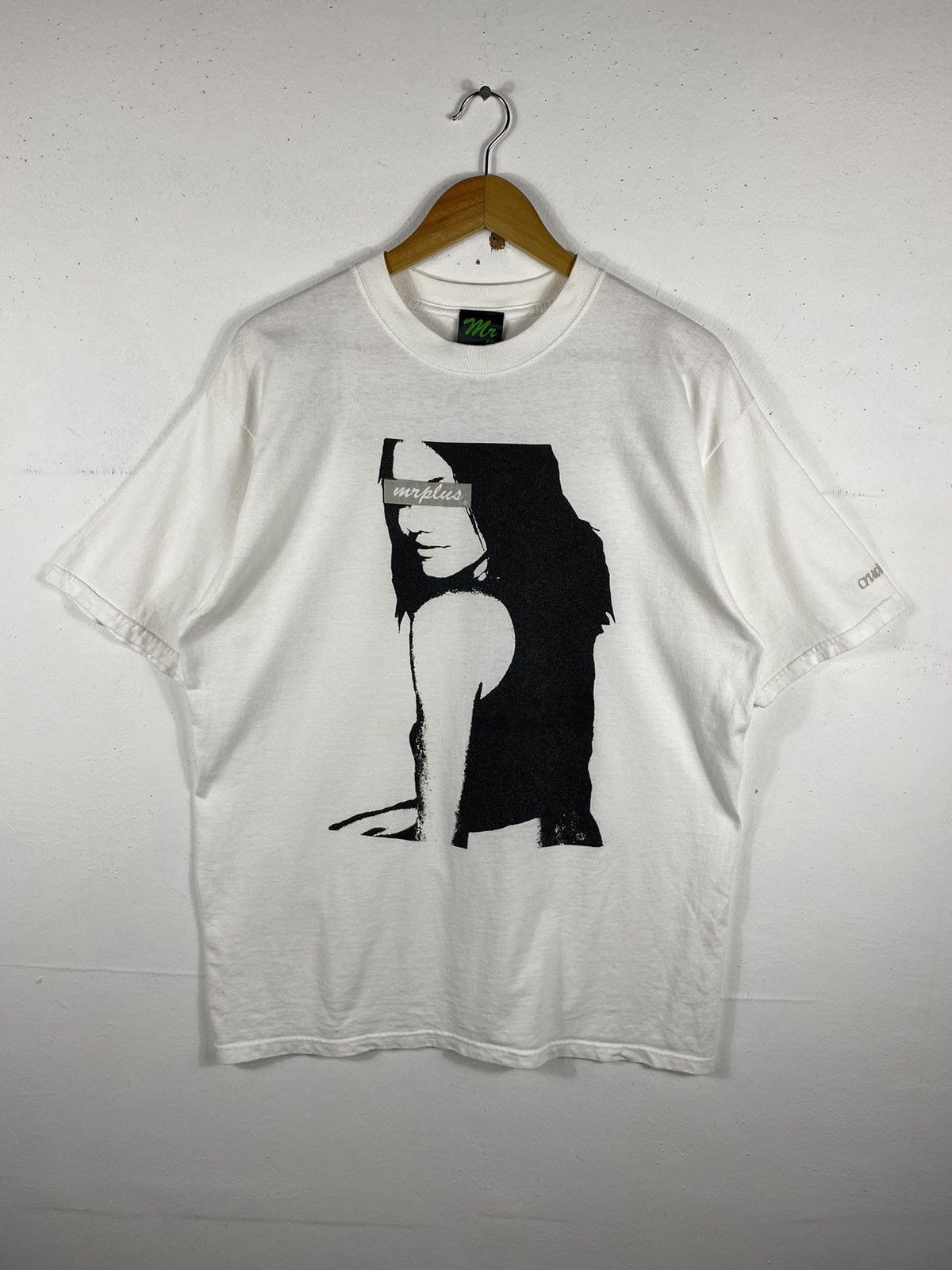 h.NAOTO anarchism for plus ハイネックトップス 中古品 Japanese Brand H.NAOTO H.ANARCHISM FOR PLUS SHORT SLEEVE WHITE TOP