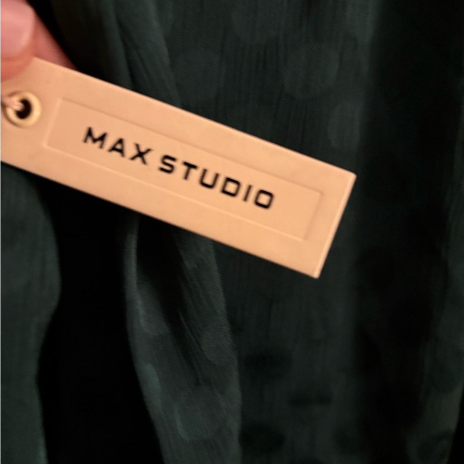 Max Mara Nwt- Max Studio-Tie neck blouse- XL Size XL / US 12-14 / IT 48-50 - 5 Thumbnail