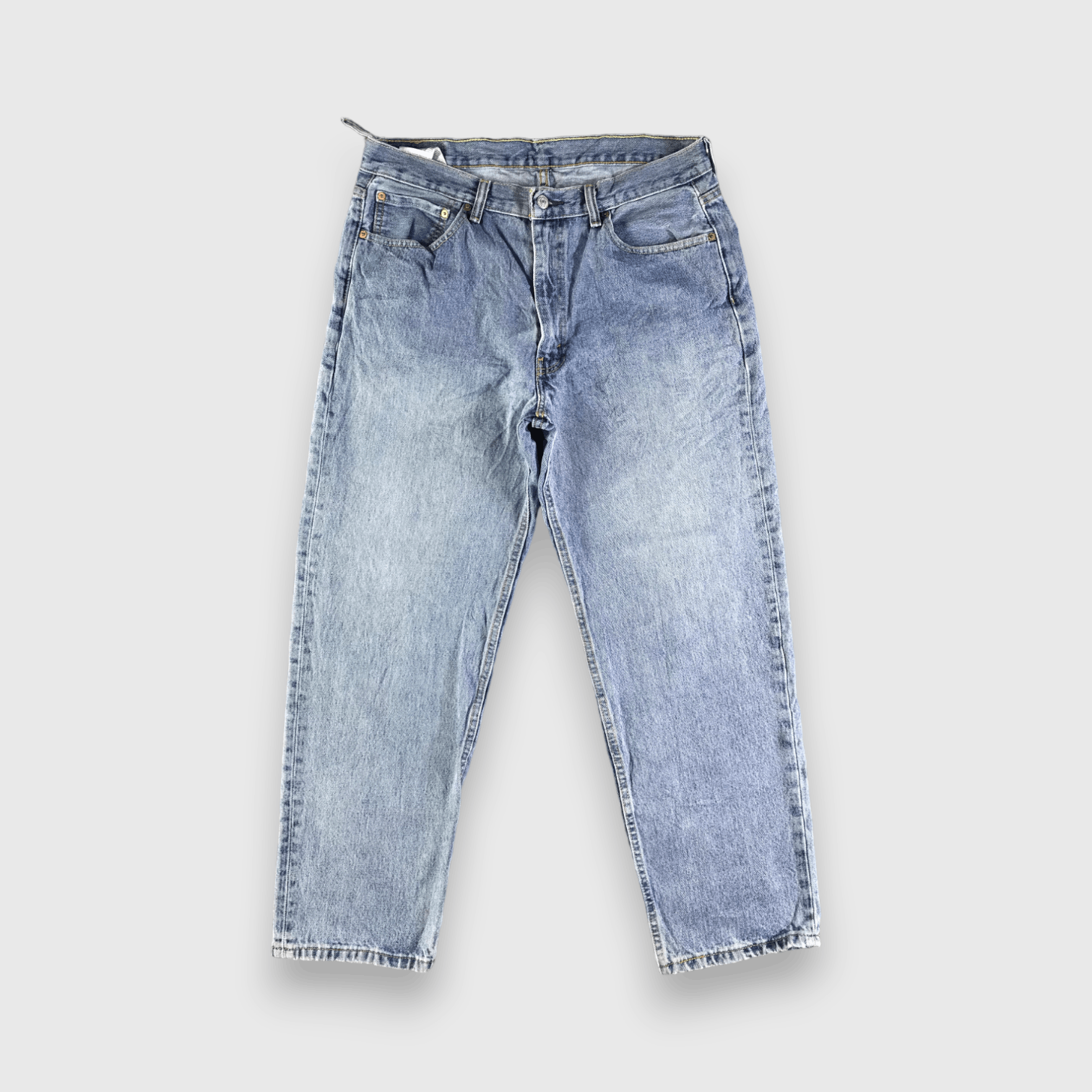 Levi's Vintage Blue Wash Levis 550 Jeans-J4357 Size US 35 - 1 Thumbnail
