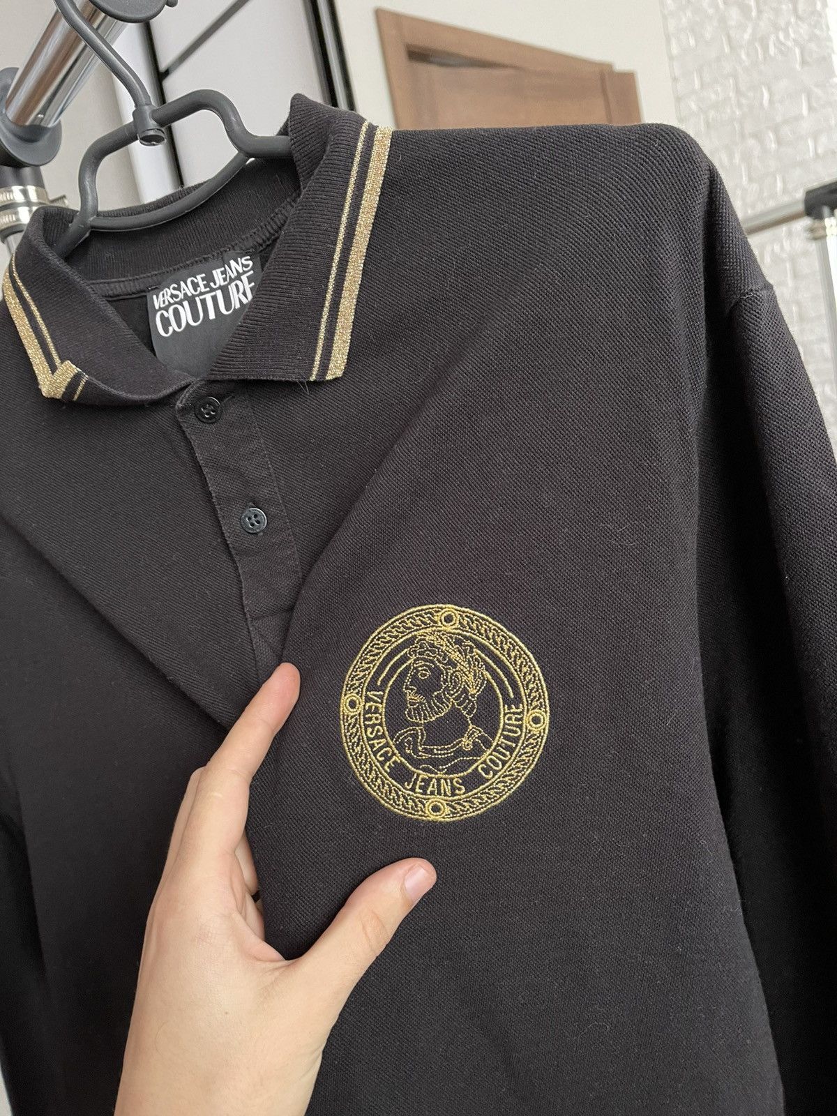 Versace Jeans Couture Versace Jeans Couture Polo Long Sleeve Sweatshirt Size US XXL / EU 58 / 5 - 6 Thumbnail