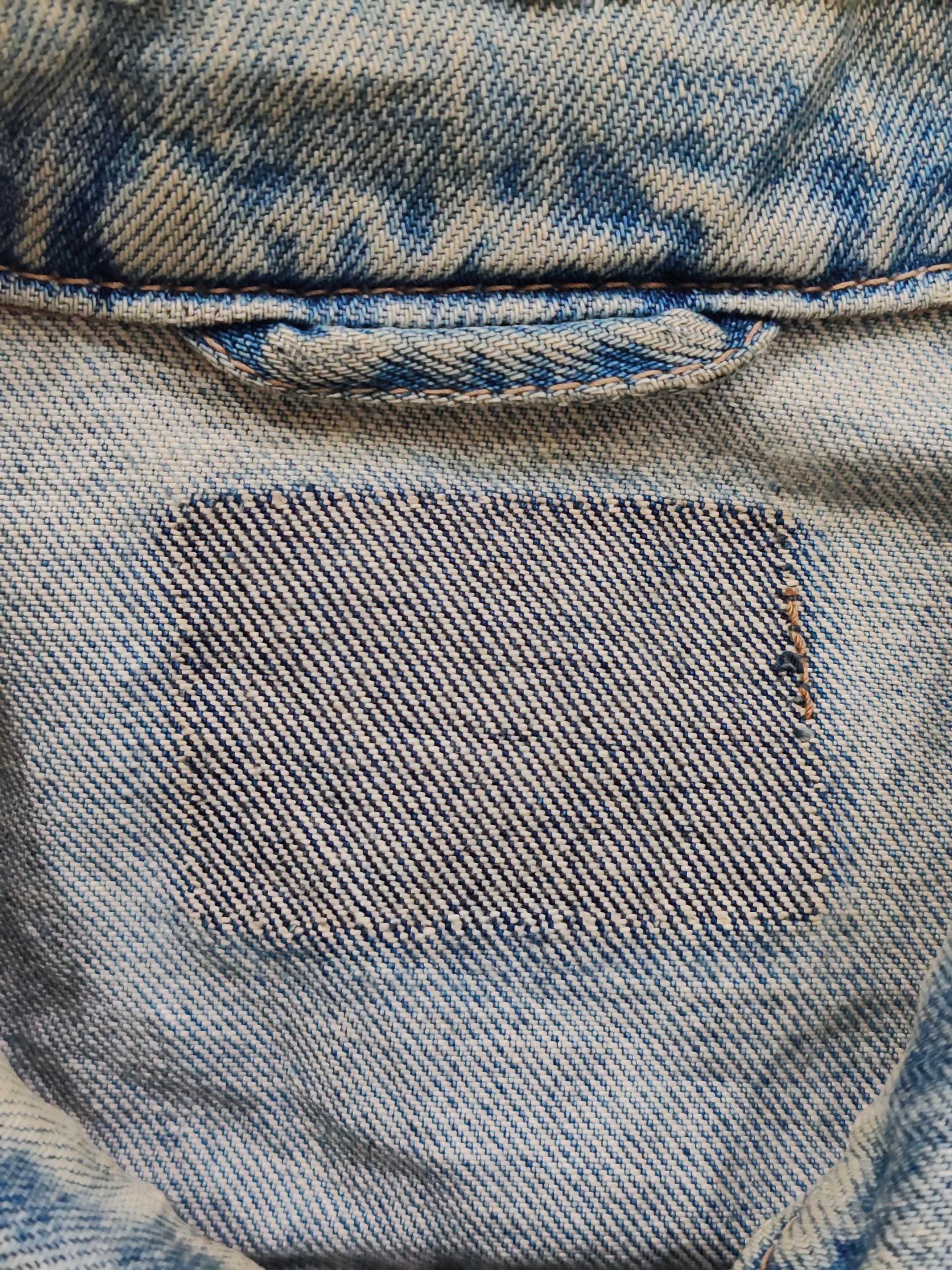 Big John Vintage Big John Trucker Jacket Jeans Distressed Faded Denim Size US M / EU 48-50 / 2 - 8 Thumbnail