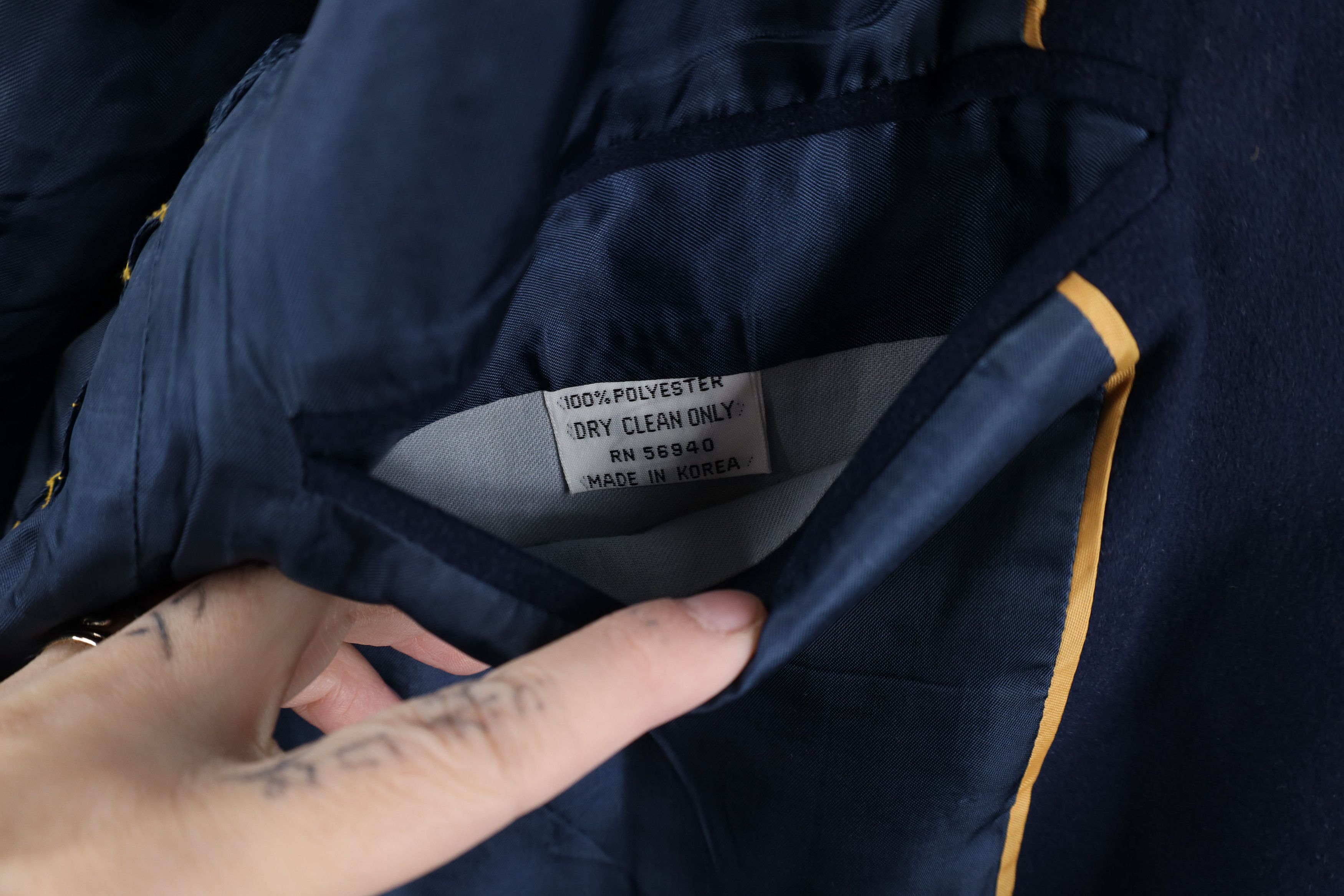 Vintage Vintage 70s Streetwear Cloth Suit Coat Blazer Jacket Blue Size US XXL / EU 58 / 5 - 12 Thumbnail