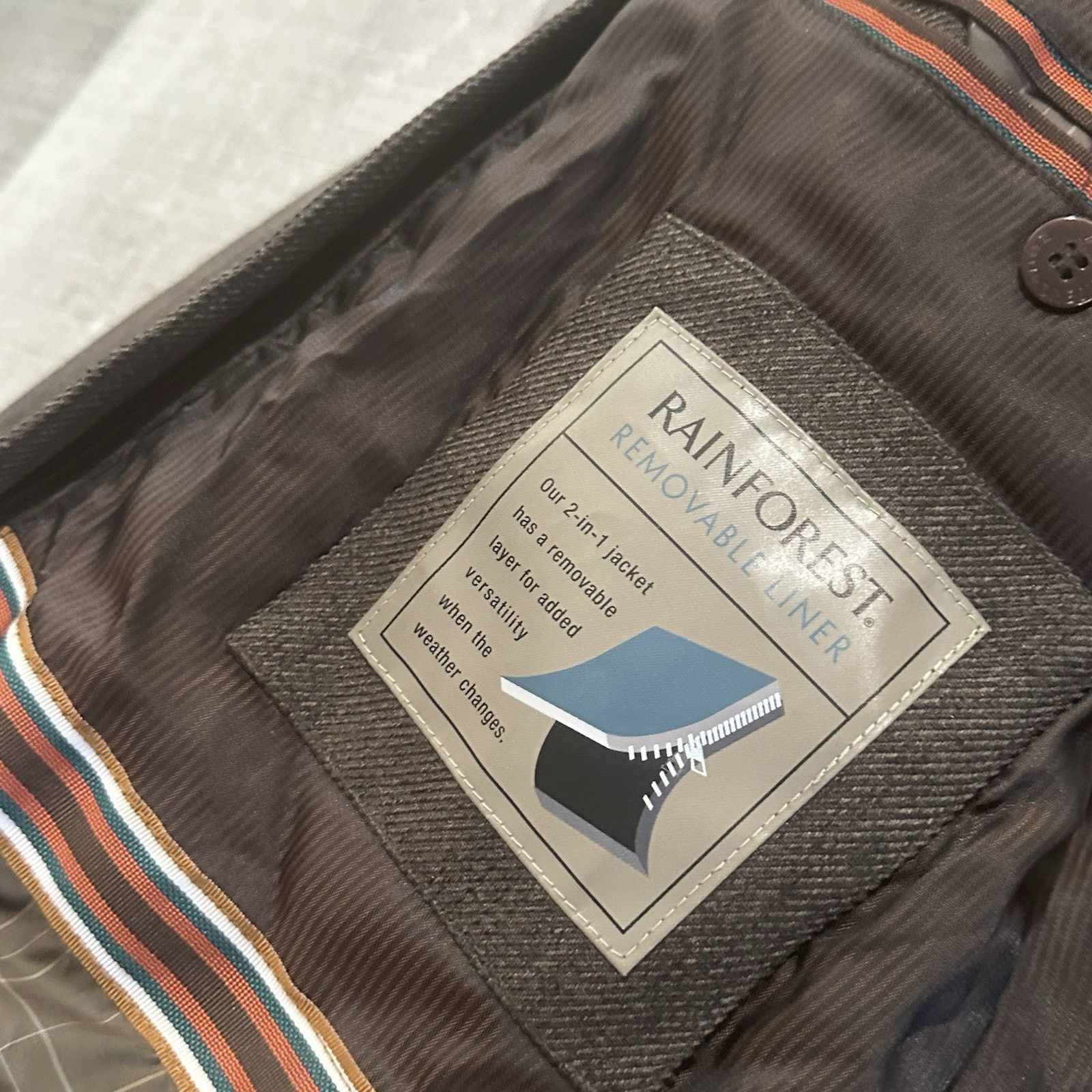 Rainforest Men's Rainforest Membrane System Jacket 2 in 1 Coat Size Lar Size US L / EU 52-54 / 3 - 6 Thumbnail