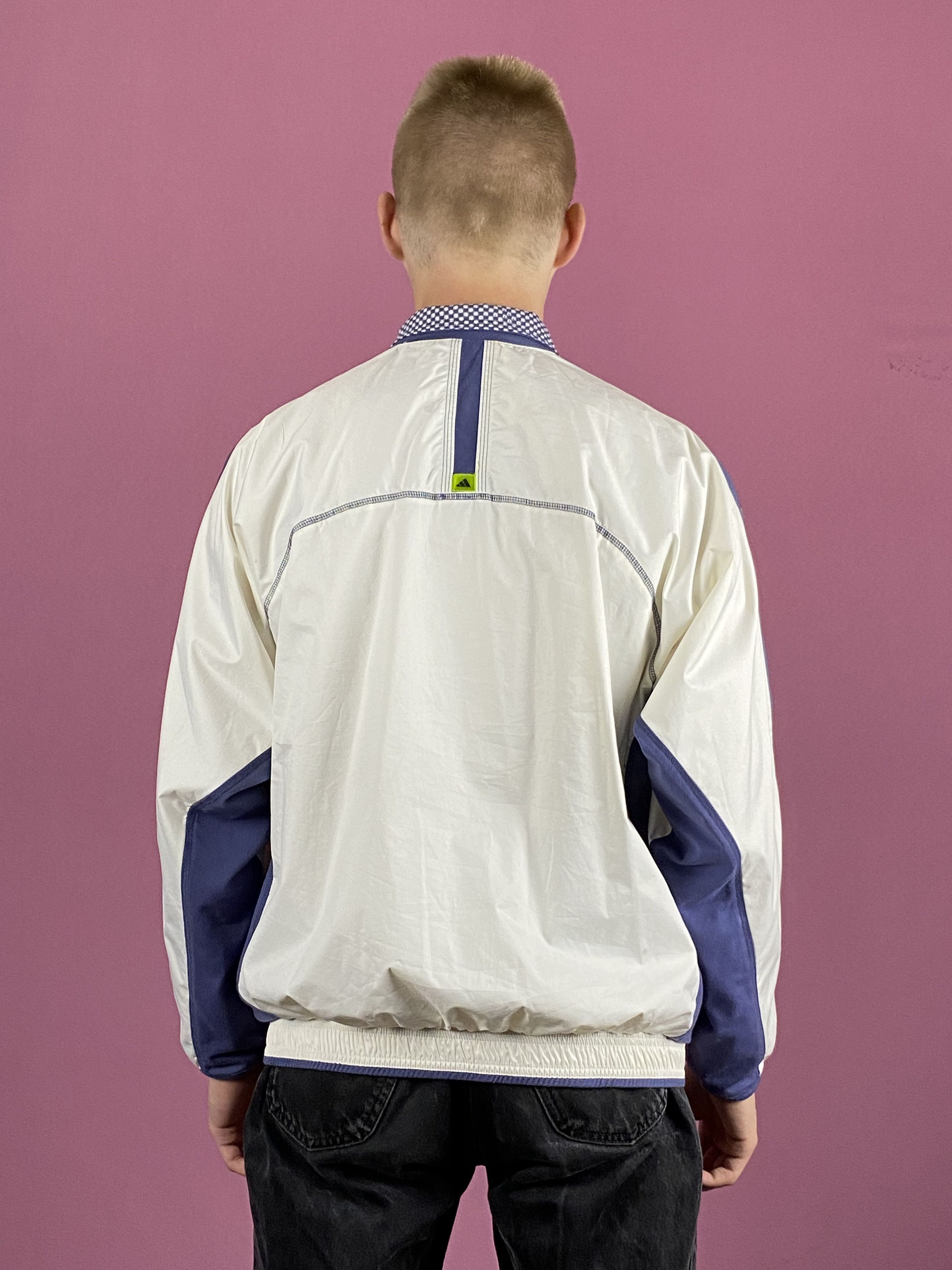 Adidas × Equipment × Vintage 90s Adidas Equipment Vintage Men's Windbreaker Jacket Size US S / EU 44-46 / 1 - 3 Thumbnail