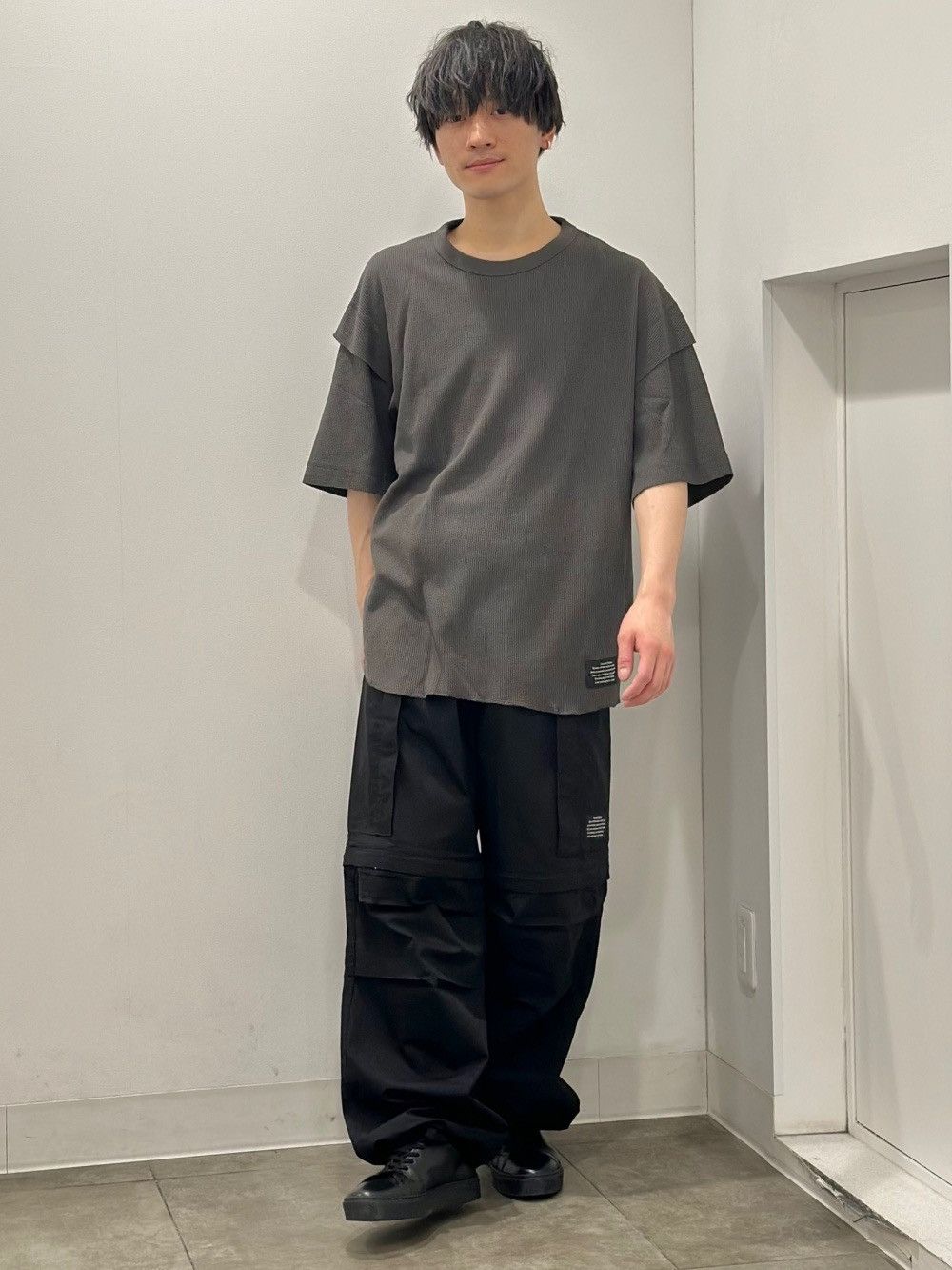 GU × Undercover GU UNDERCOVER DRY WAFFLE TEE Size US S / EU 44-46 / 1 - 1 Thumbnail