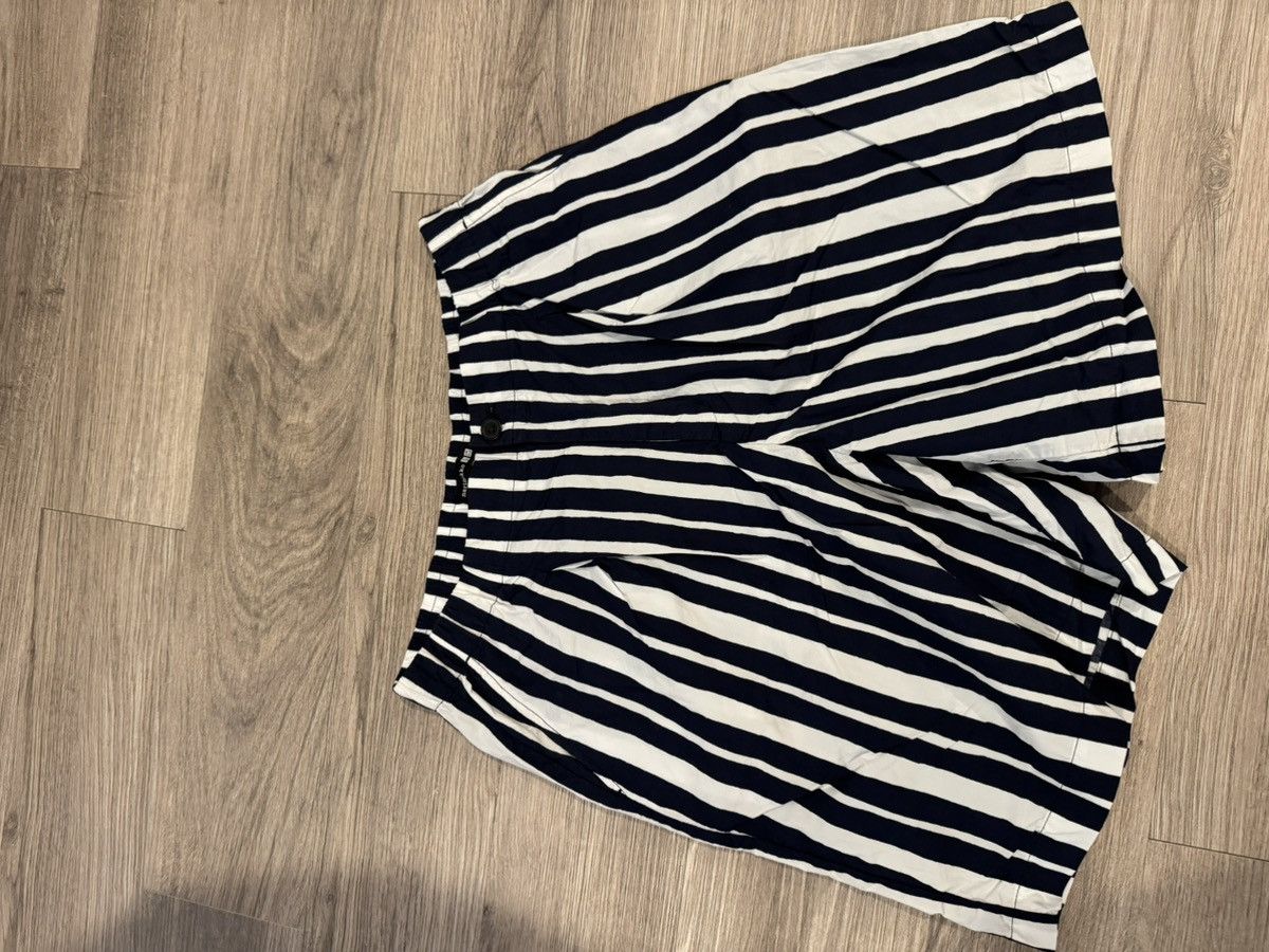 Marimekko × Uniqlo Striped Navy and White Shorts Size US 34 / EU 50 - 2 Thumbnail