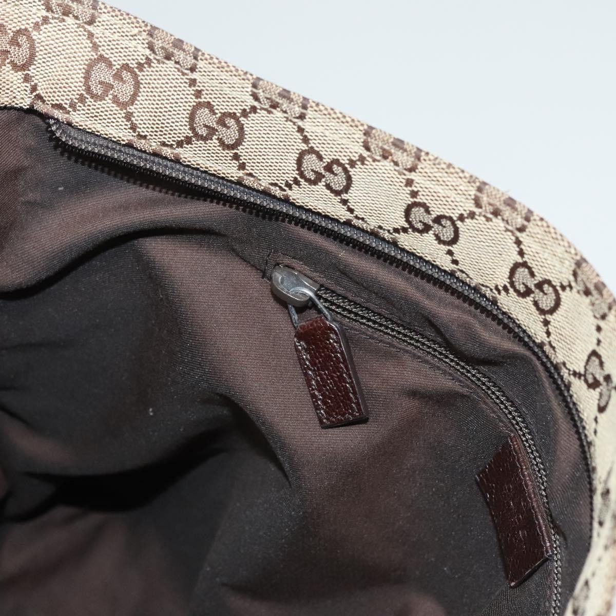 Gucci GUCCI GG Canvas Web Sherry Line Shoulder Bag Beige Green Red Size ONE SIZE - 20 Thumbnail