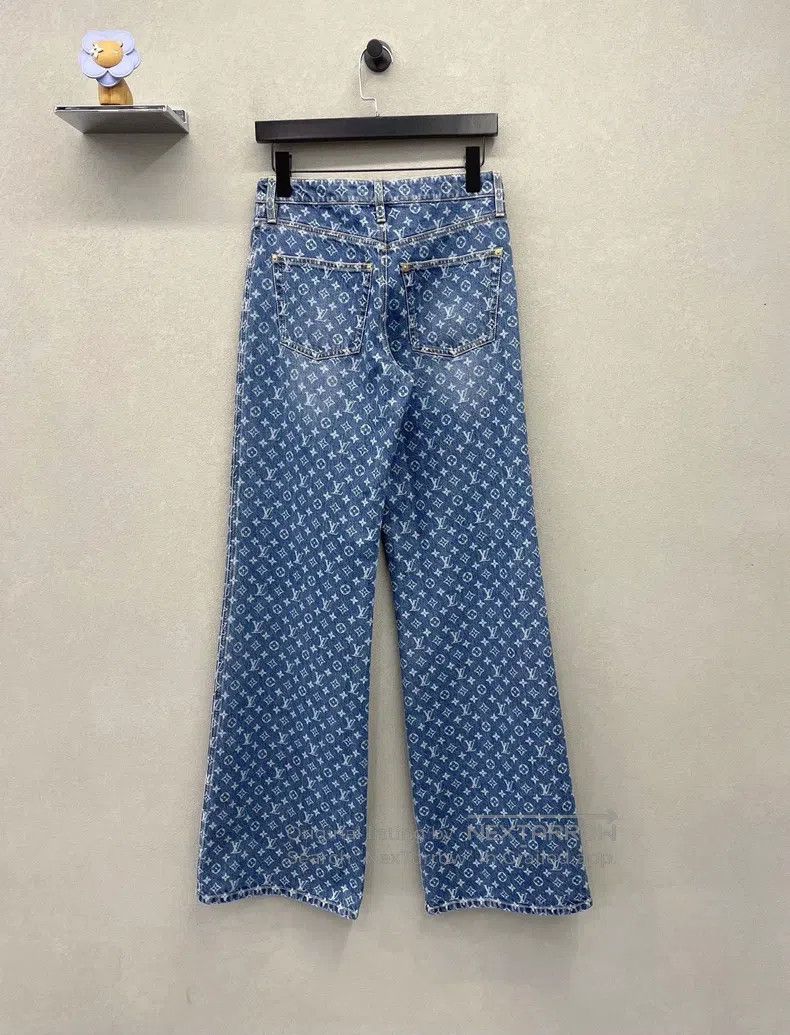 Louis Vuitton Louis Vuitton 25 New Full Logo Jeans Size US 36 / EU 52 - 2 Thumbnail