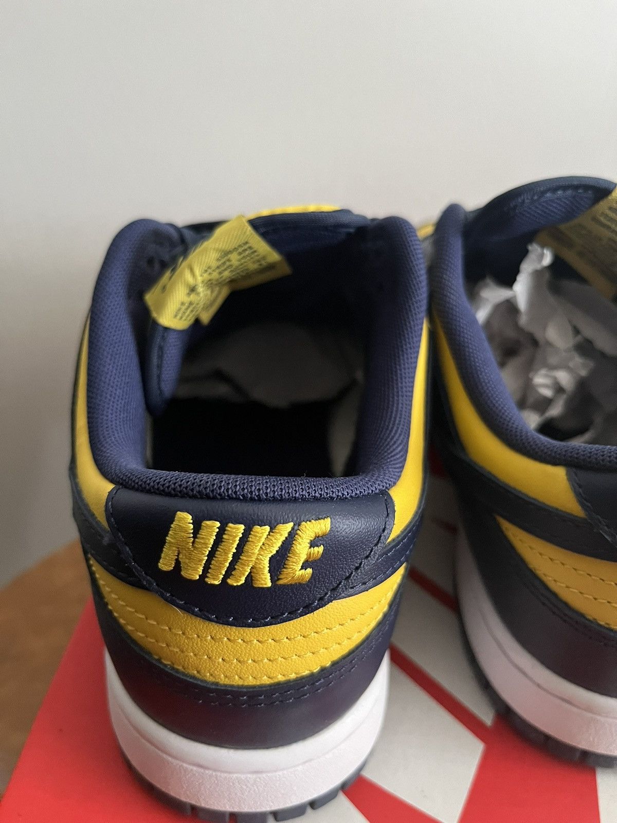 Nike Size 8.5 - Nike Dunk Low Michigan 2021 Size US 8.5 / EU 41-42 - 8 Thumbnail