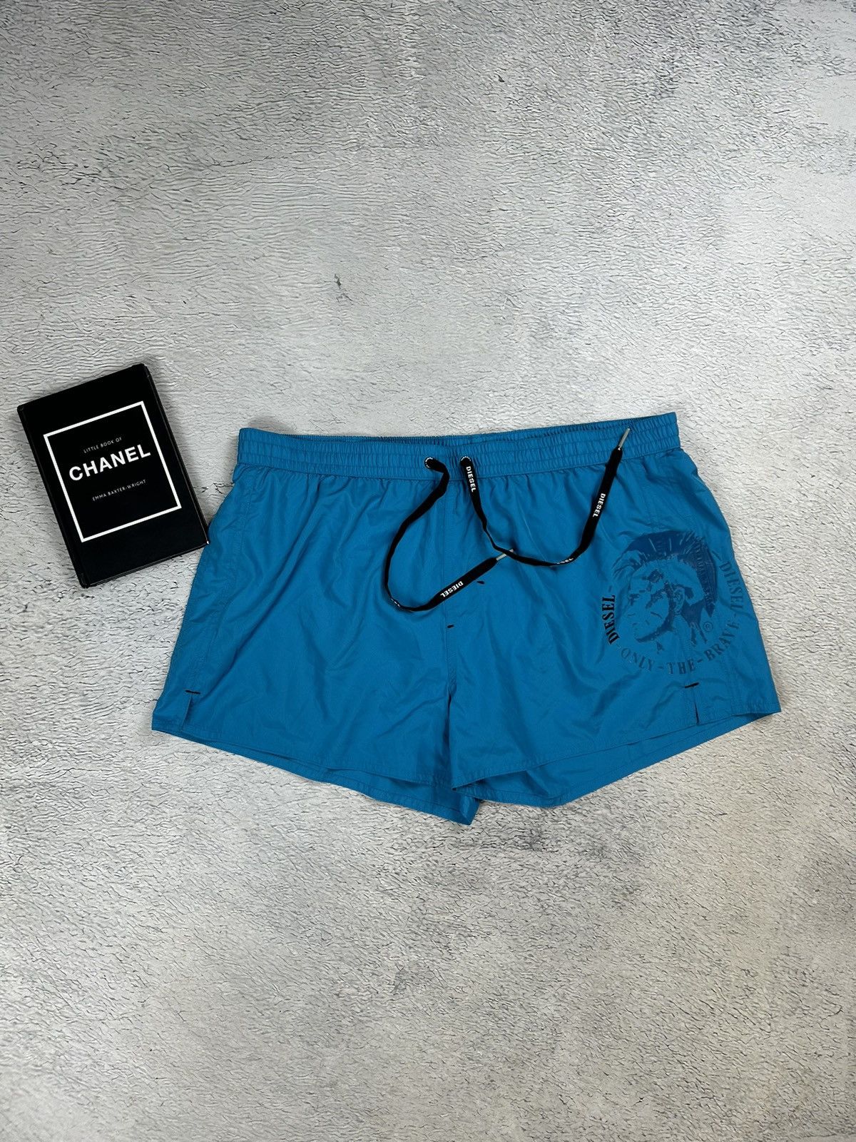 Diesel × Vintage Diesel shorts Nylon big logo parachute Swimming shorts Y2K Size US 36 / EU 52 - 2 Thumbnail