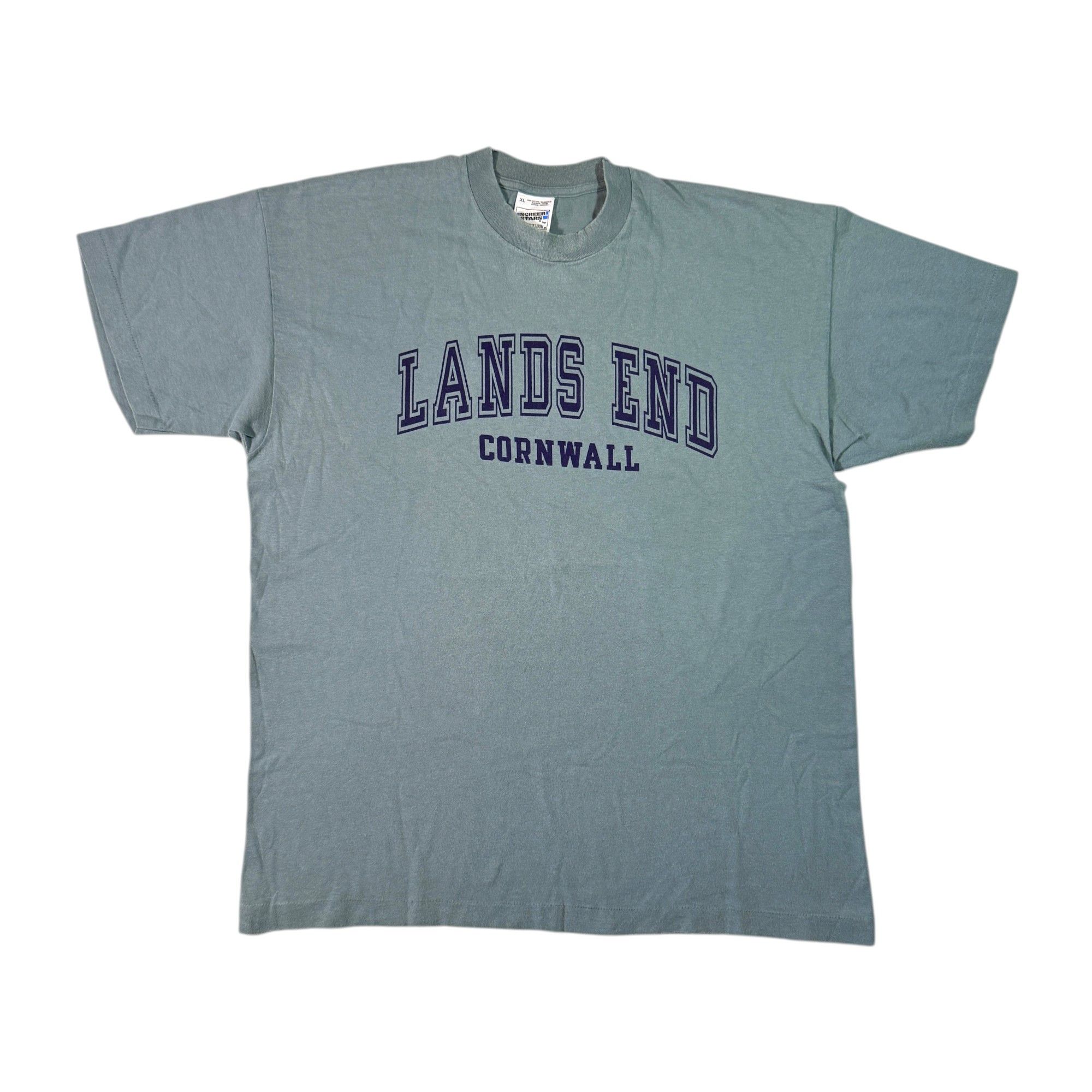 Vintage Vintage 90s Land's End Cornwall T-shirt Size US XL / EU 56 / 4 - 1 Thumbnail