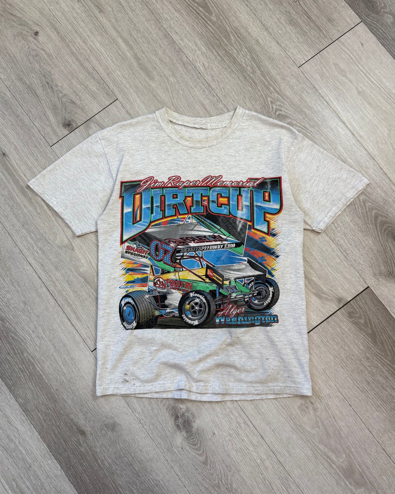 Vintage 2007 Jim Raper Memorial Dirt Cup Sprint Car T-Shirt - Small Size US S / EU 44-46 / 1 - 1 Thumbnail