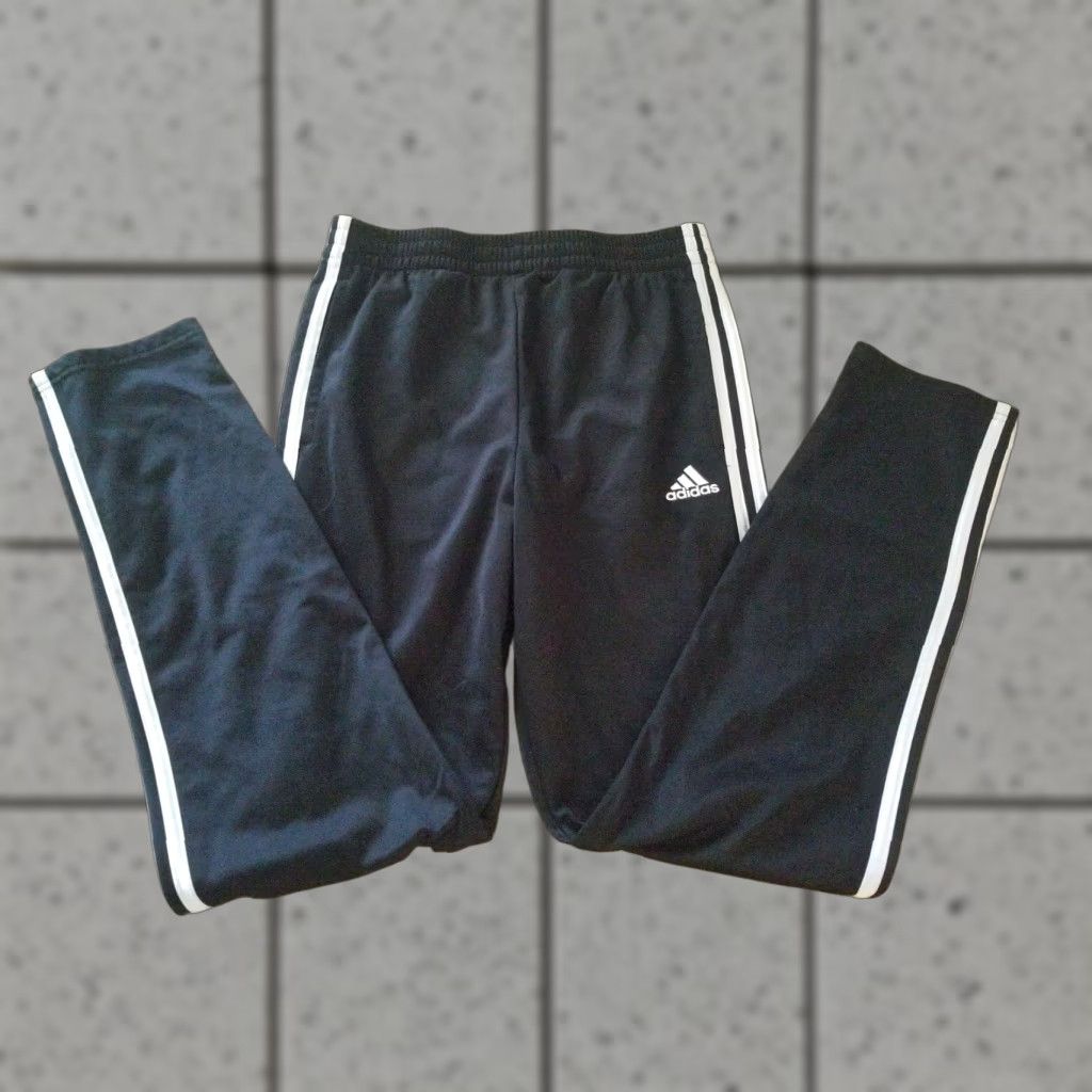 Adidas adidas Pants Mens S Small Black Athletic Gym Workout Sweatpants Regular Size Type Pants Mens Black Athletic Sweatpants Size US 29 - 1 Thumbnail