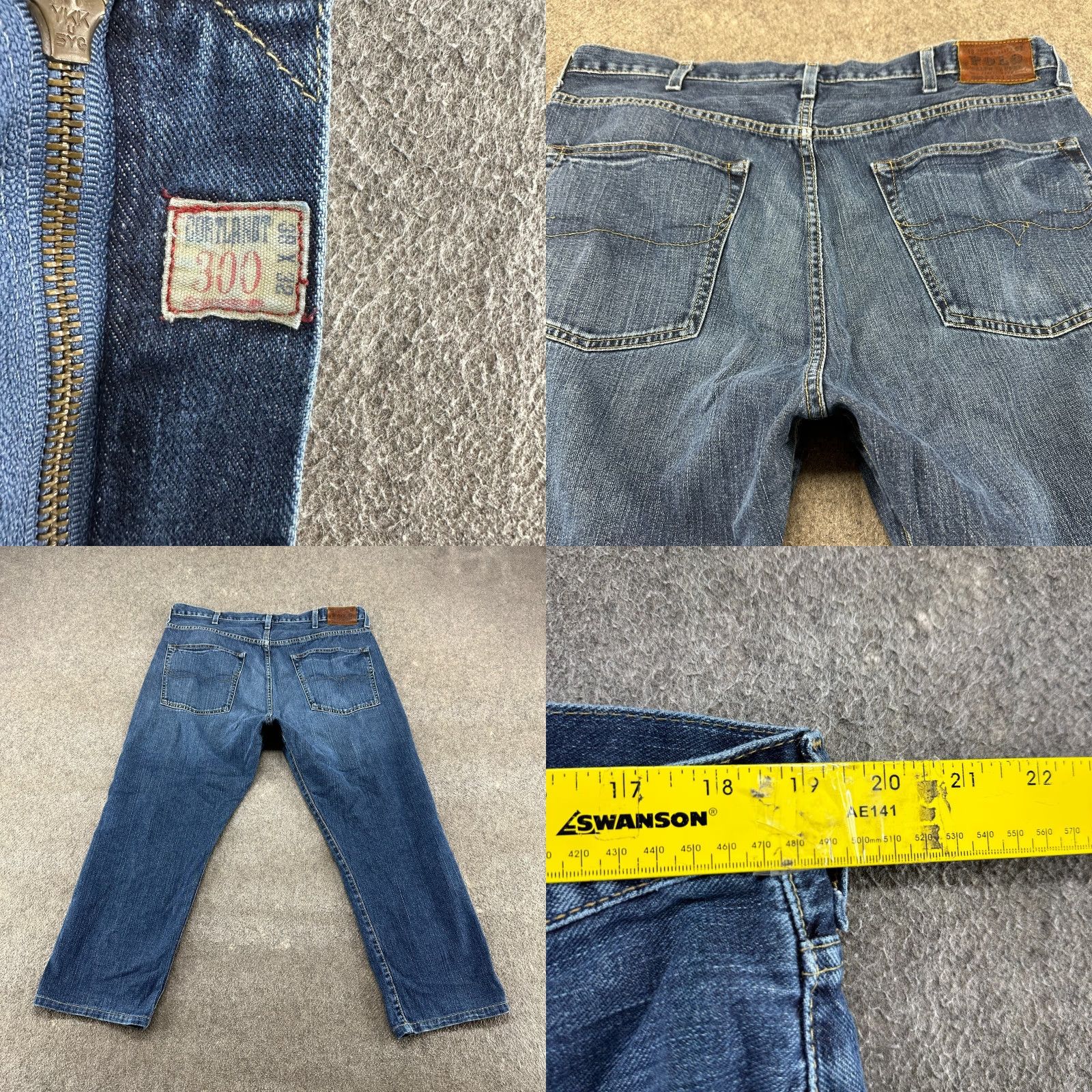 Polo Ralph Lauren Polo Ralph Lauren Jeans Polo by Ralph Lauren Hampton Straight Jeans Men 38x28 Blue Dark Wash Denim Classic Straight Pocket 5-Pocket Denim Cotton Size US M / EU 48-50 / 2 - 8 Thumbnail