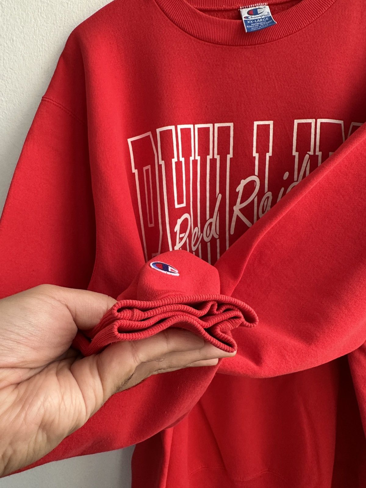 Vintage vintage 90s PHILLIPS RED RAIDERS promo sweatshirts Size US XXL / EU 58 / 5 - 7 Thumbnail