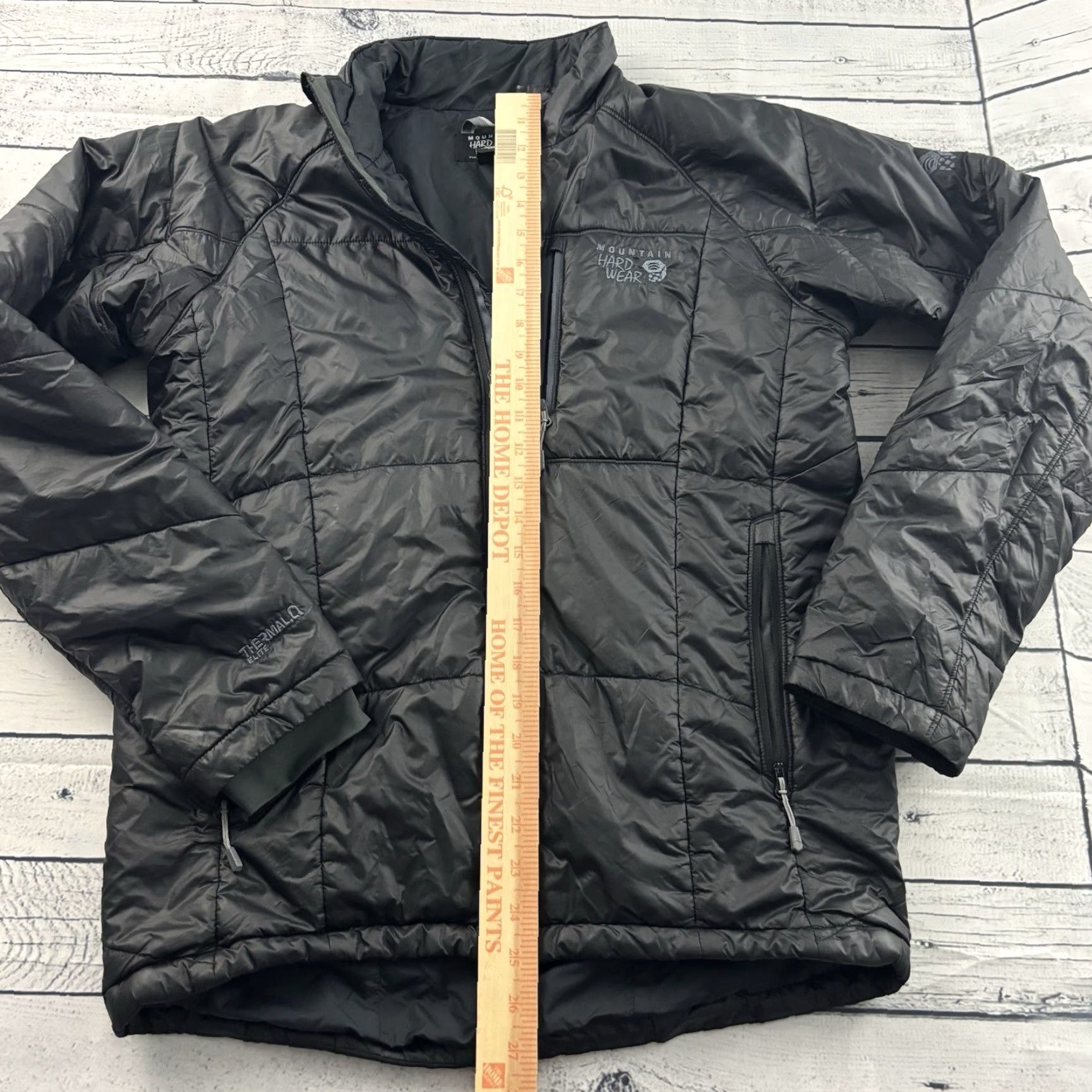 Mountain Hardwear Mountain Hardwear Thermal Q Elite Full Zip Nano Puff Jacket Men Small Black Jacket Size US S / EU 44-46 / 1 - 5 Thumbnail