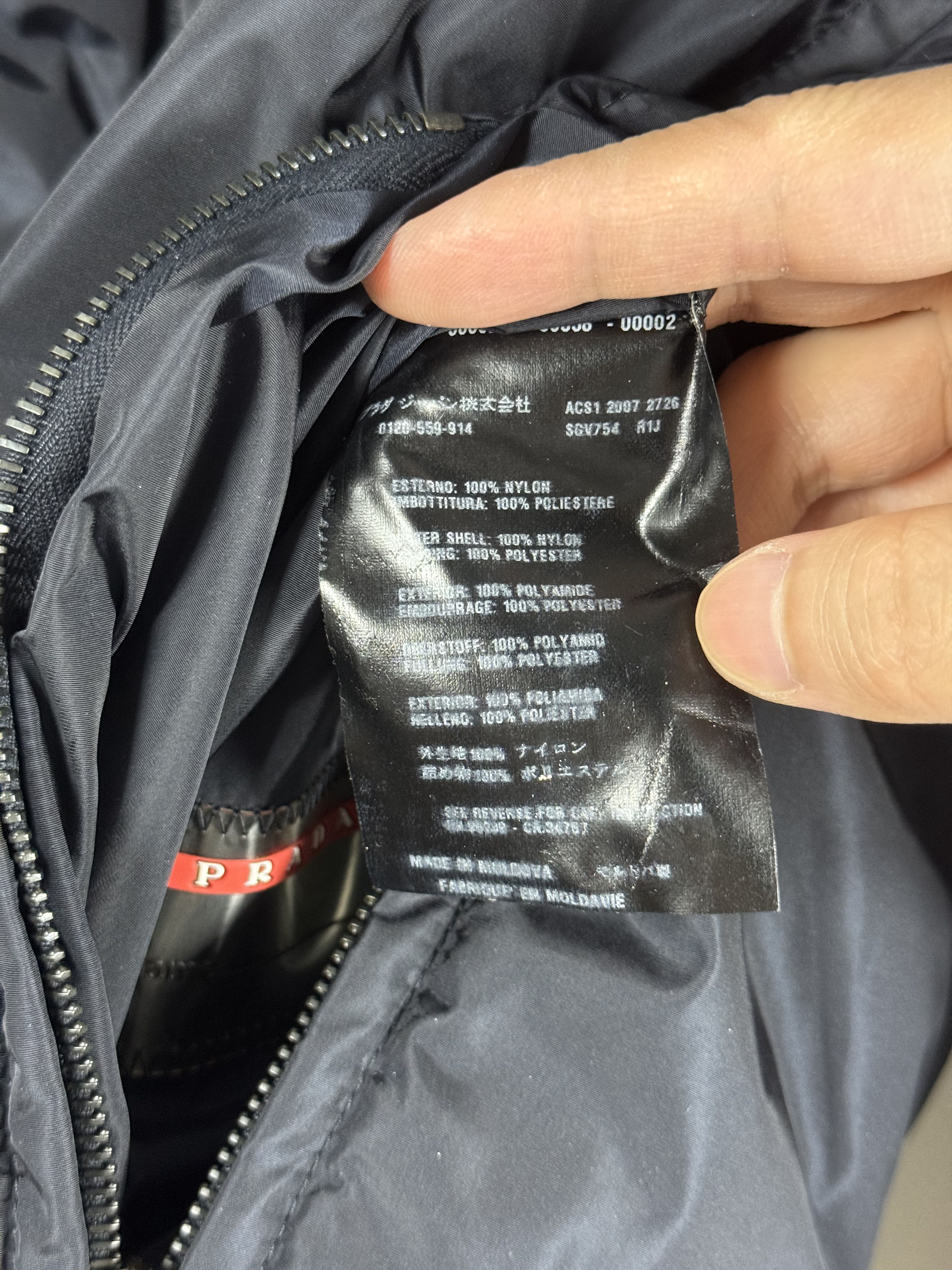 Prada Vintage Prada Sport 2007 Reversible Padded Nylon Jacket Size US M / EU 48-50 / 2 - 11 Thumbnail