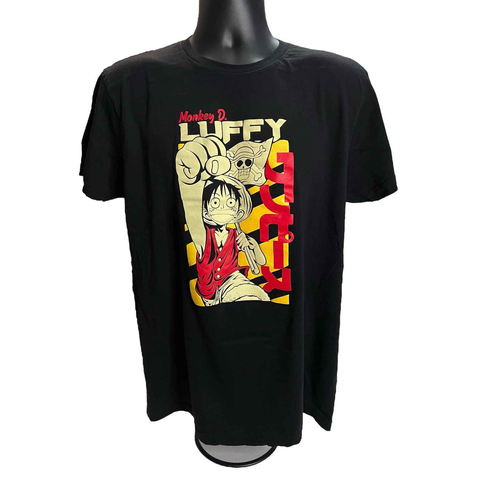 Other Monkey D. Luffy One Piece Anime Graphic T-Shirt Black Large Size US L / EU 52-54 / 3 - 1 Thumbnail