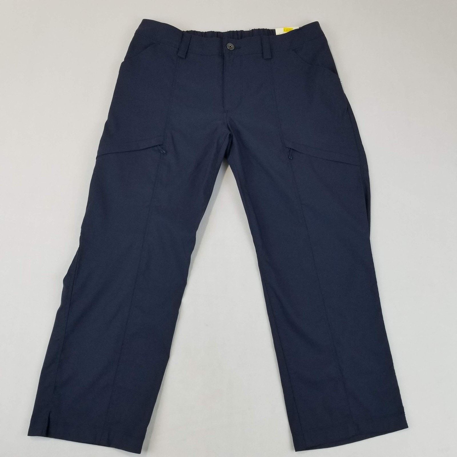 Duluth Trading Company Duluth Trading Capri Pants Womens 6 Navy Dry on the Fly NEW Size 28" / US 6 / IT 42 - 13 Thumbnail