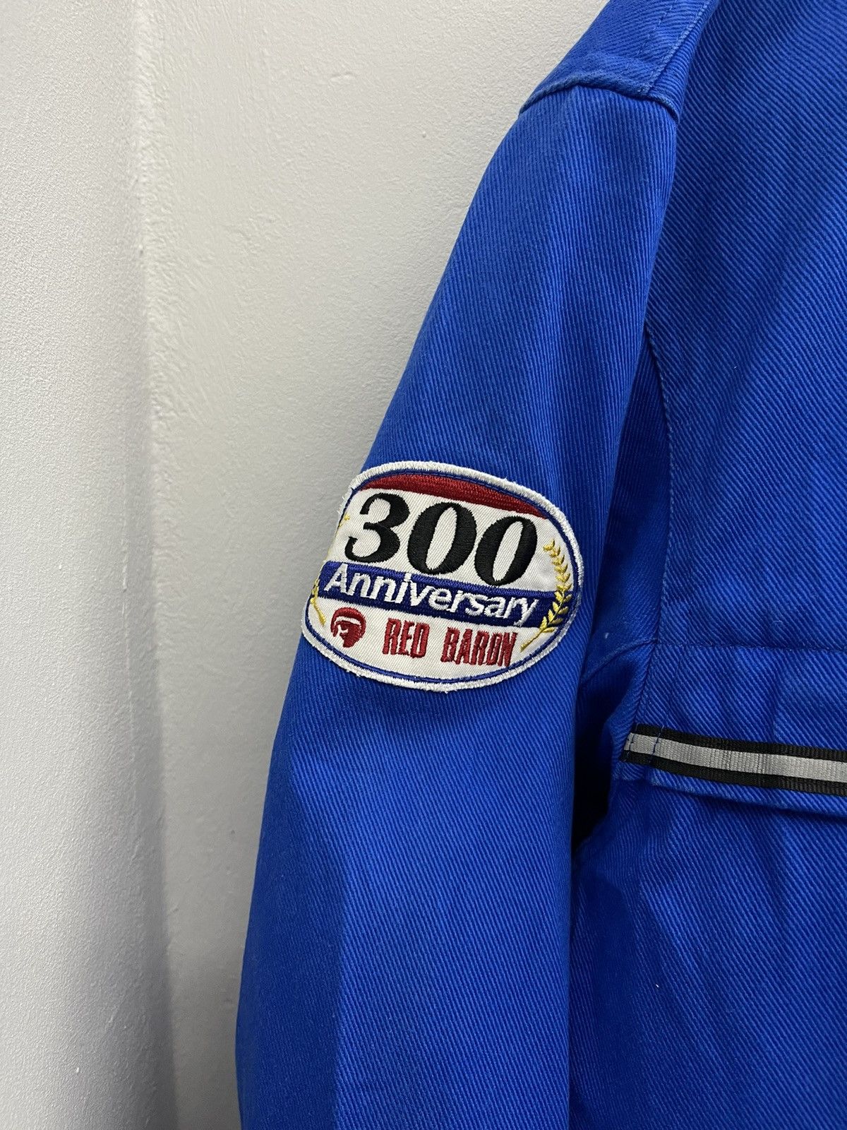 Japanese Brand 90s Elf x Red Baron "ROM" 300th Anniversary Racing Jacket Size US XXL / EU 58 / 5 - 3 Thumbnail